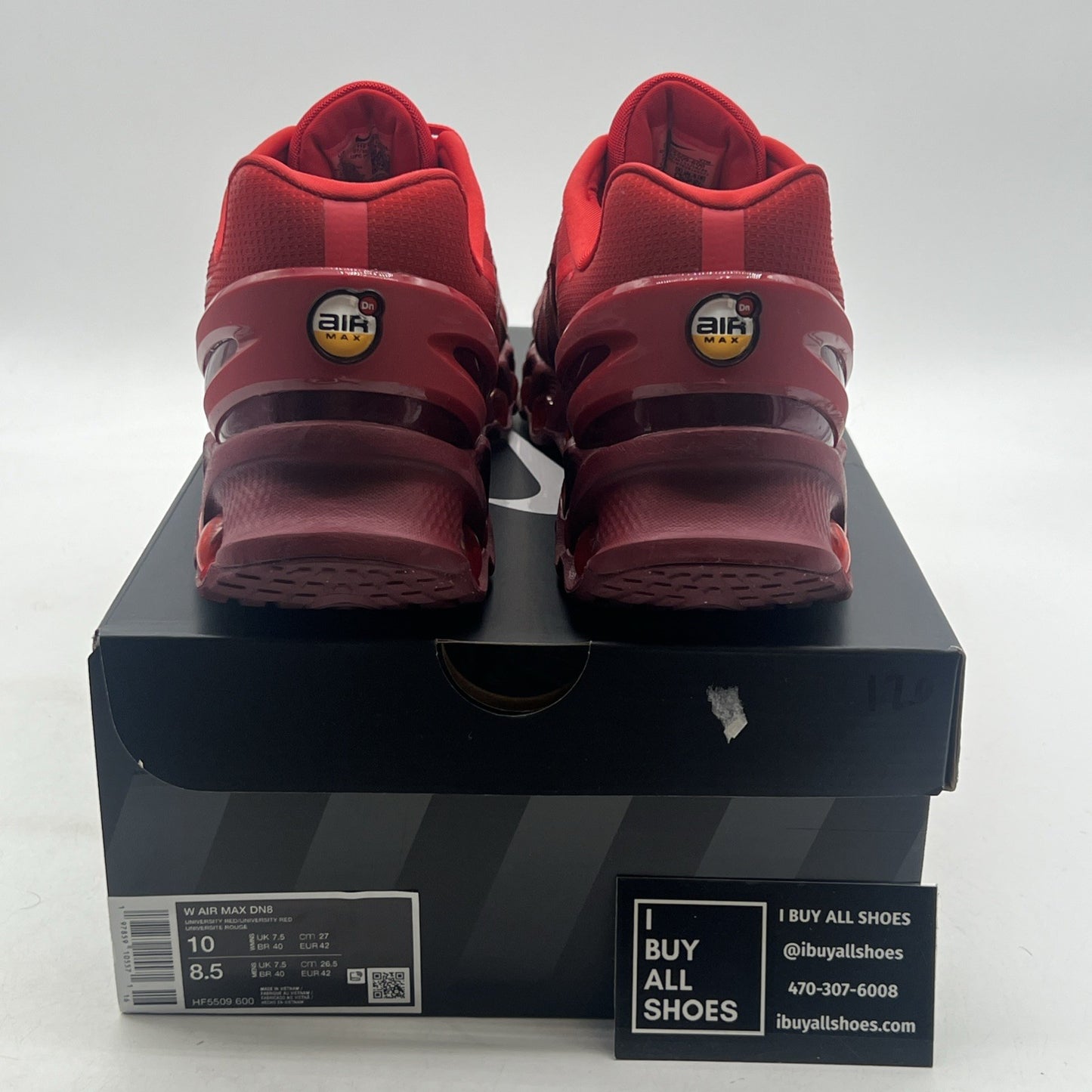 Size 10 - Nike Air Max DN8 University Red W (HF5508-600)