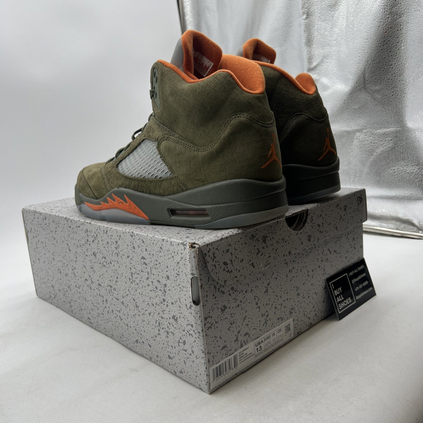 Size 13 - Air Jordan 5 Retro 2024 Olive (DD0587-308)