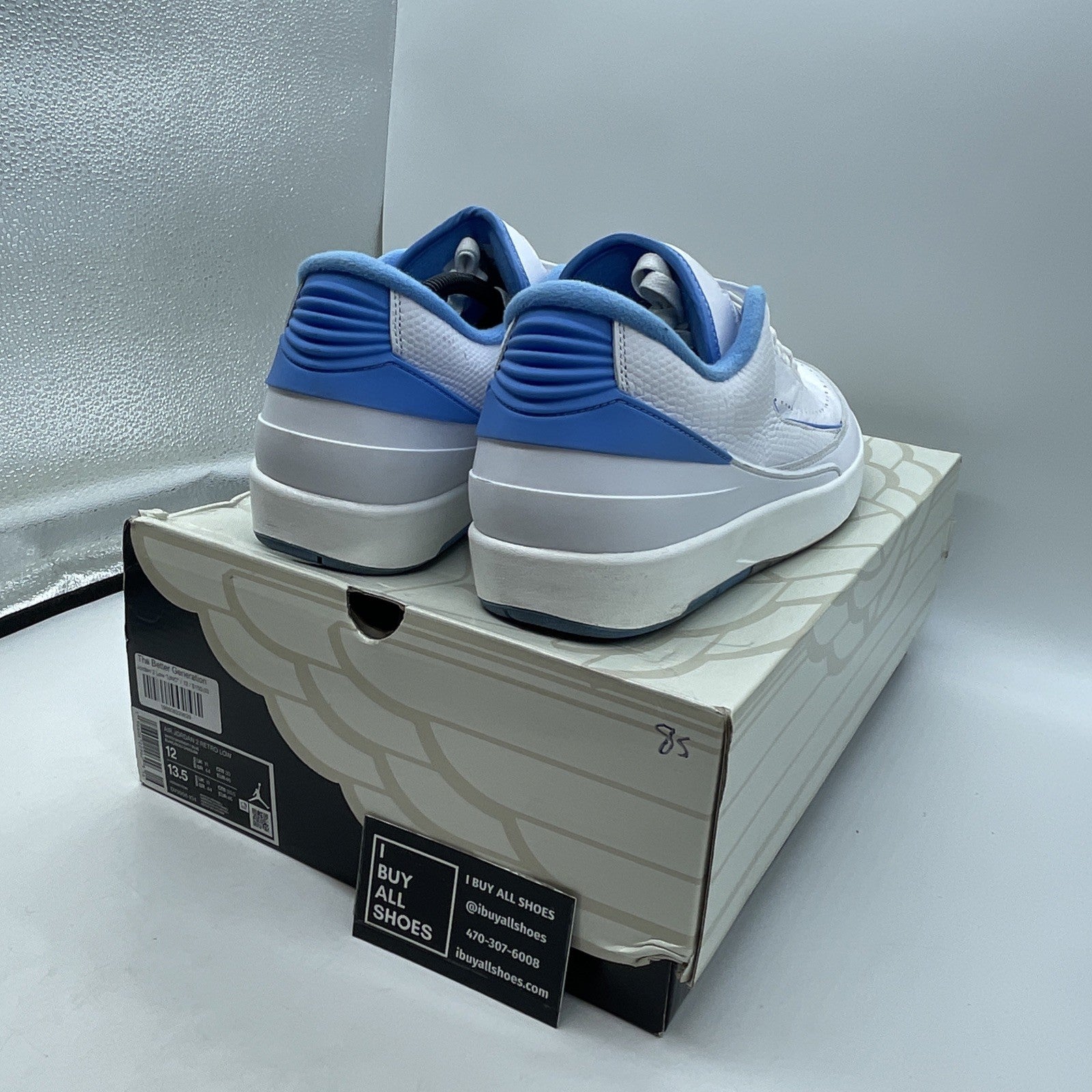 Size 12 - Air Jordan 2 Retro Low UNC (DV9956-104)