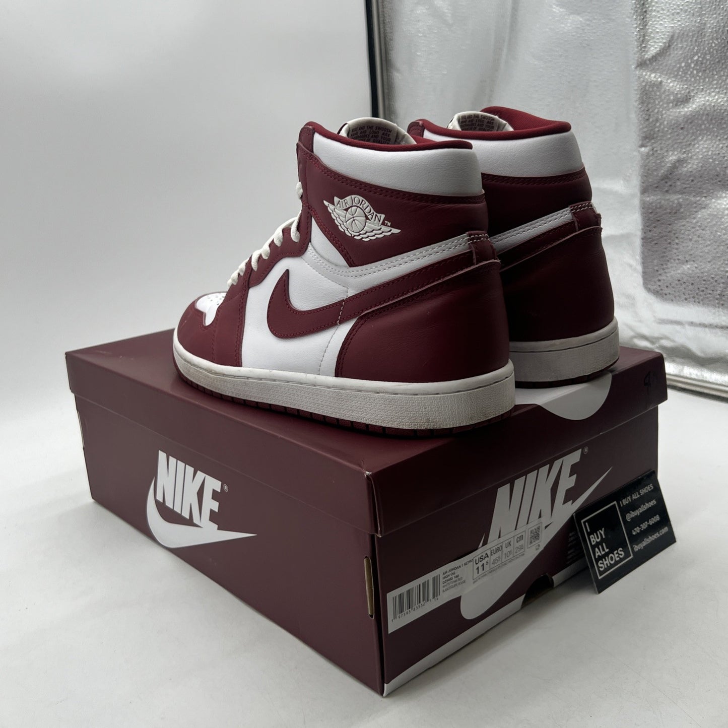Size 11.5 - Air Jordan 1 Retro OG High Artisanal Red (DZ5485-160)