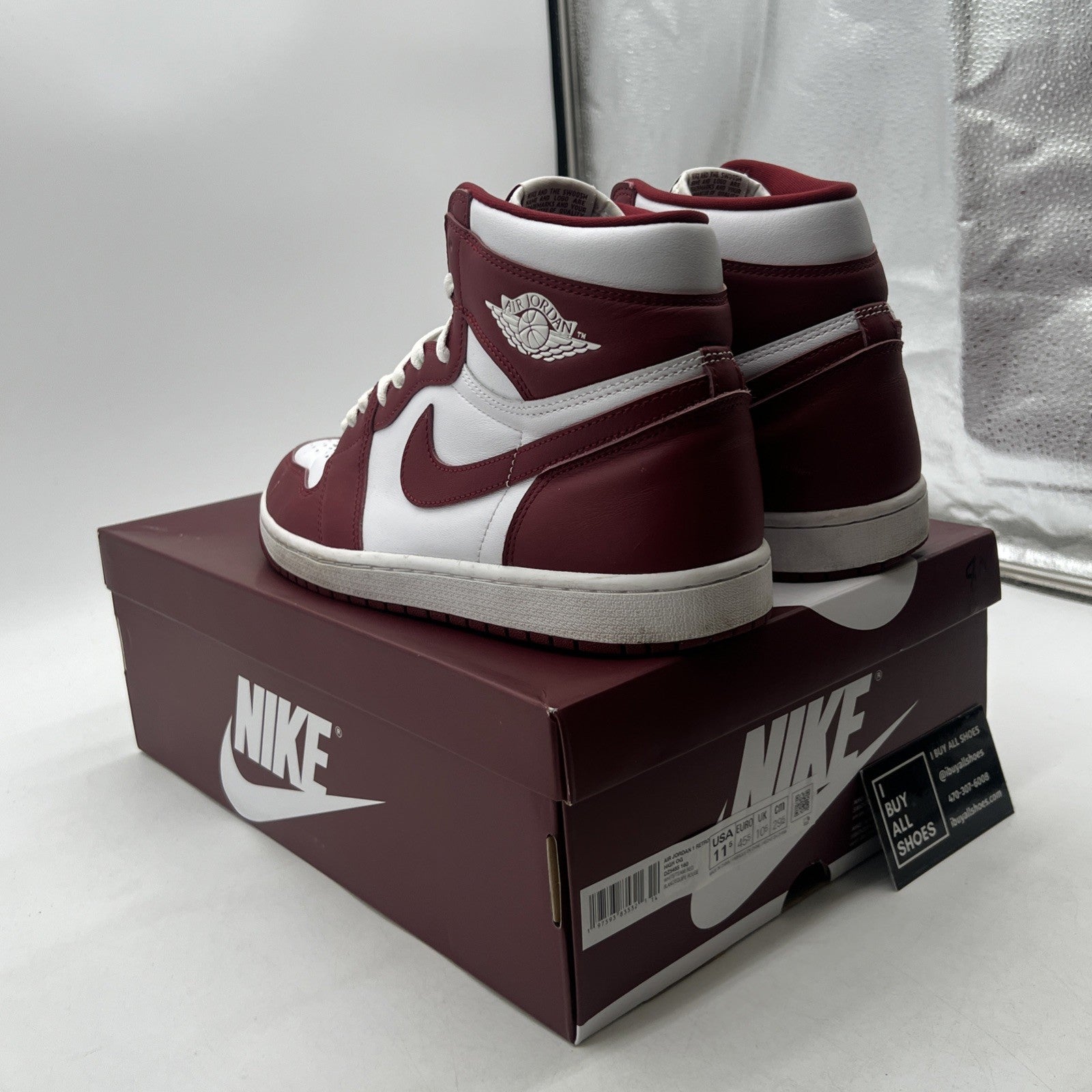 Size 11.5 - Air Jordan 1 Retro OG High Artisanal Red (DZ5485-160)