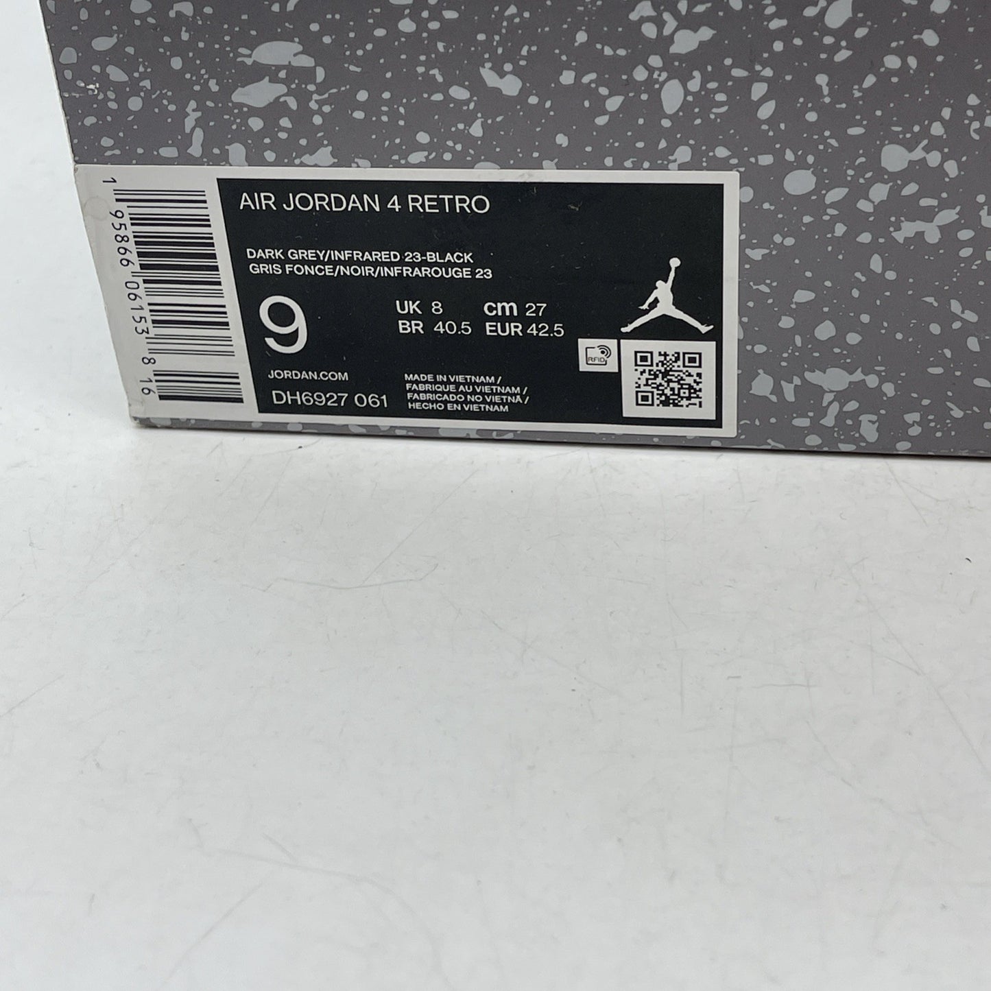 Size 9 - Air Jordan 4 Retro Mid Infrared (DH6927-061)