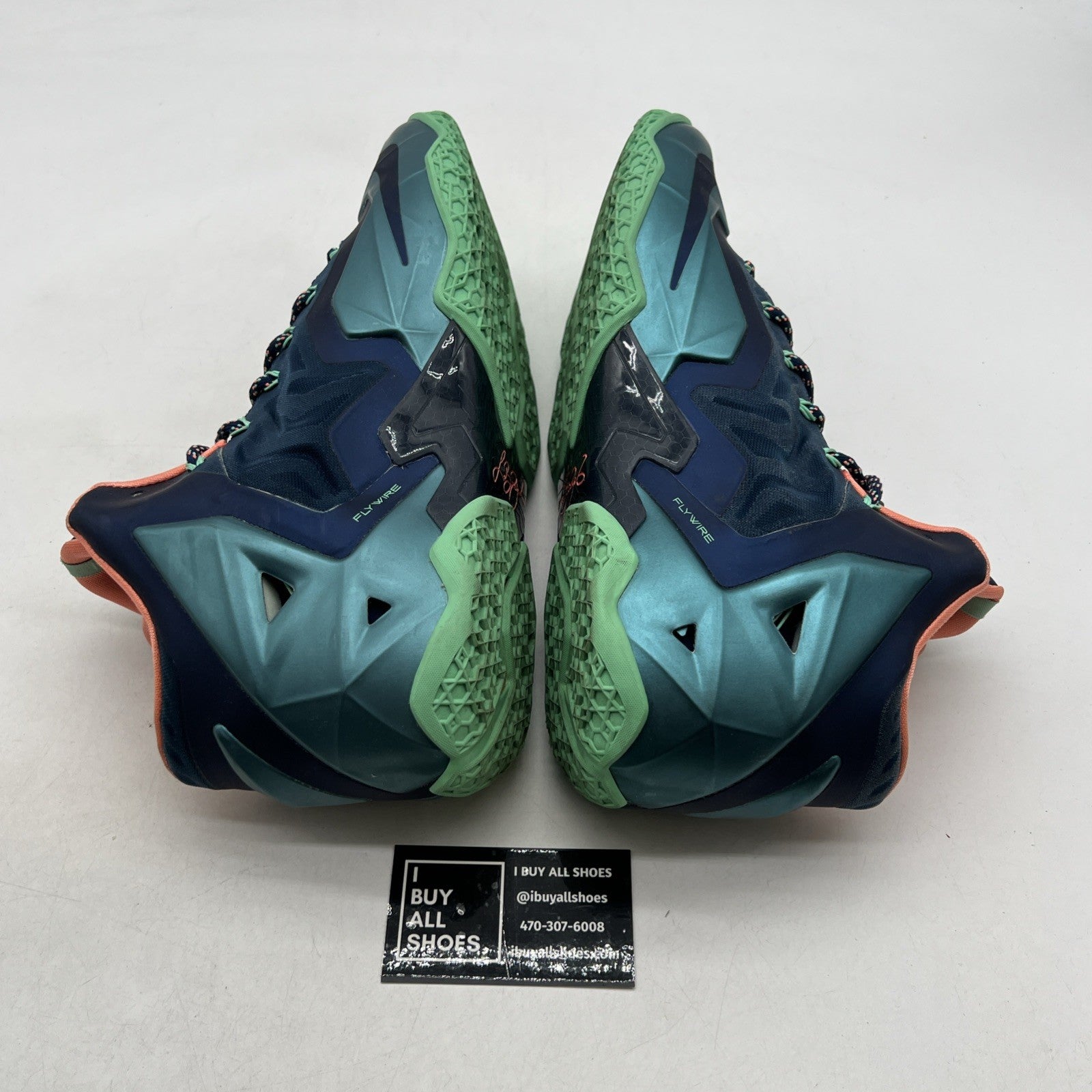 Size 13 - Nike LeBron 11 Miami vs Akron (616175-400)
