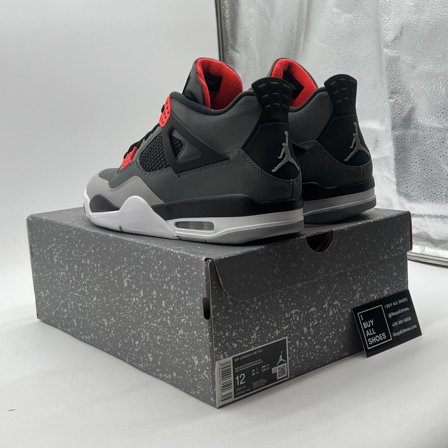 Size 12 - Air Jordan 4 Retro Mid Infrared (DH6927-061)