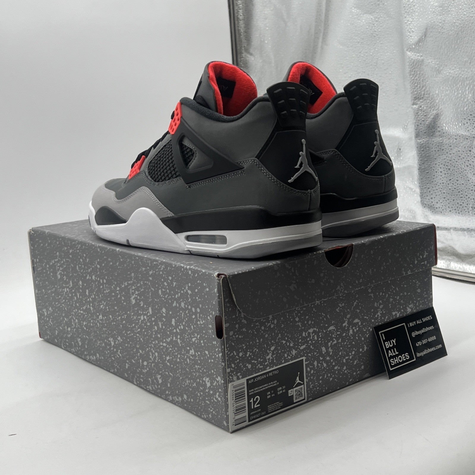 Size 12 - Air Jordan 4 Retro Mid Infrared (DH6927-061)