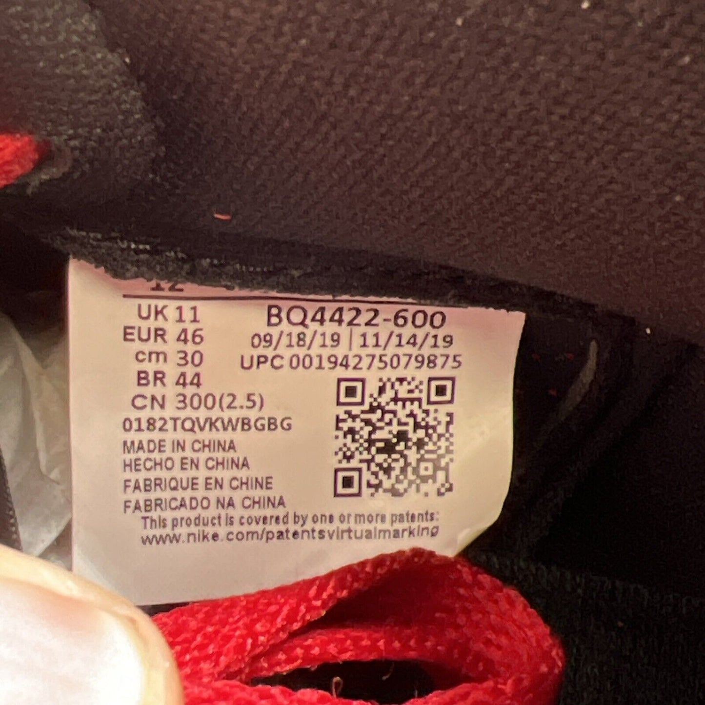 Size 12 - Jordan 1 Retro High 85 Varsity Red 2020 (BQ4422-600)