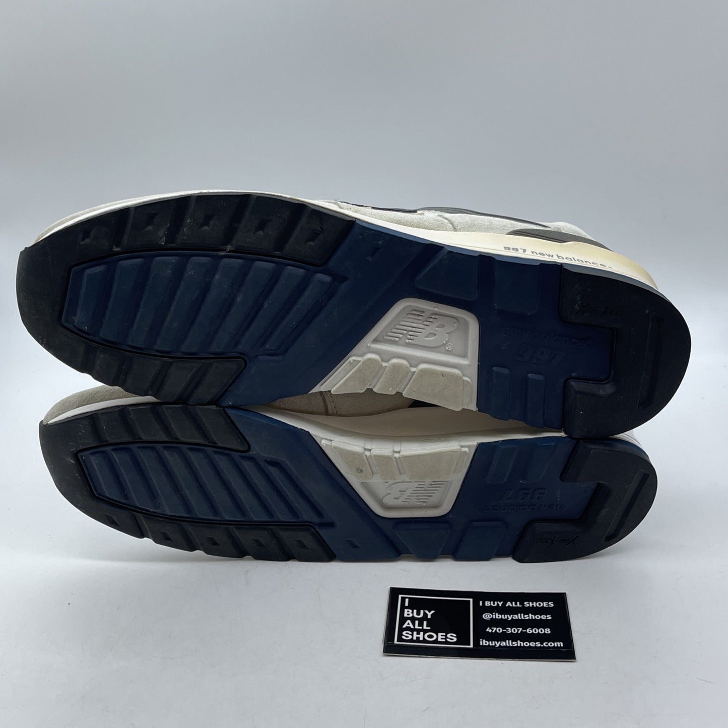 Size 12 - New Balance J Crew x 997 Moonshot Grey blue Suede (M997JC2)