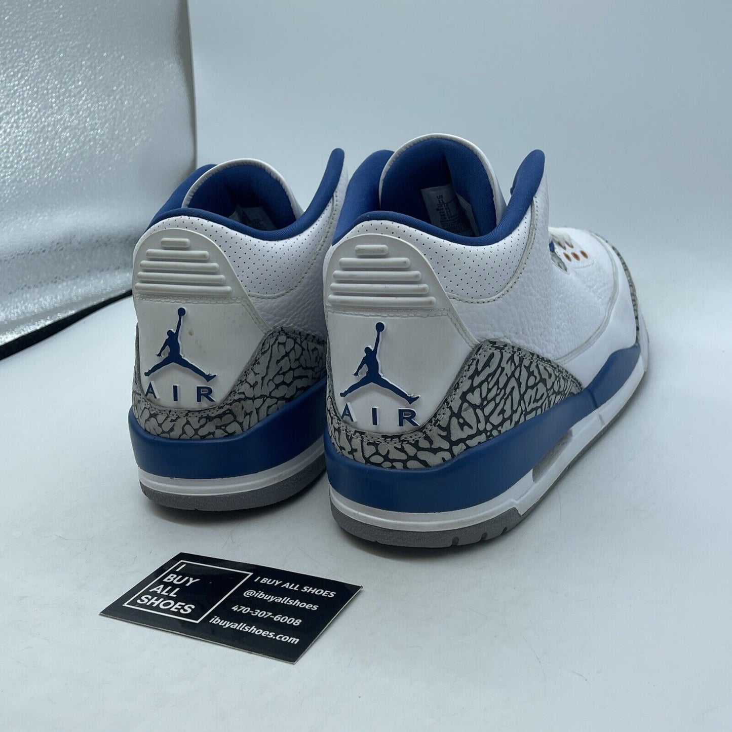 Size 11 - Jordan 3 Retro Mid Washington Wizards Blue White Grey (CT8532-148)