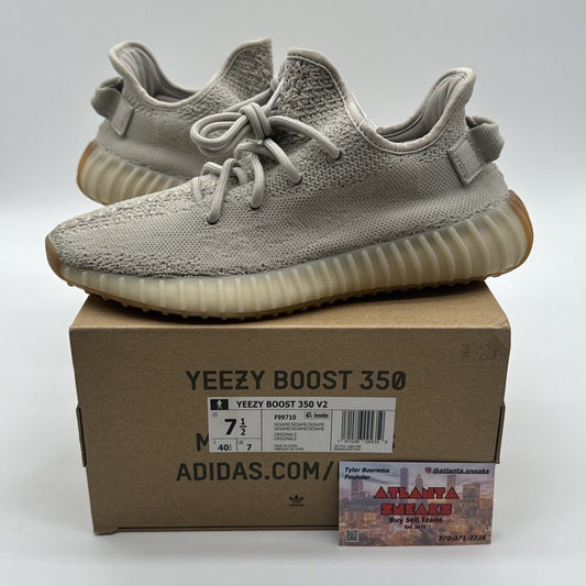 Size 7.5 - adidas Yeezy Boost 350 V2 Low Sesame Grey Gum Bottom OG All First Rls