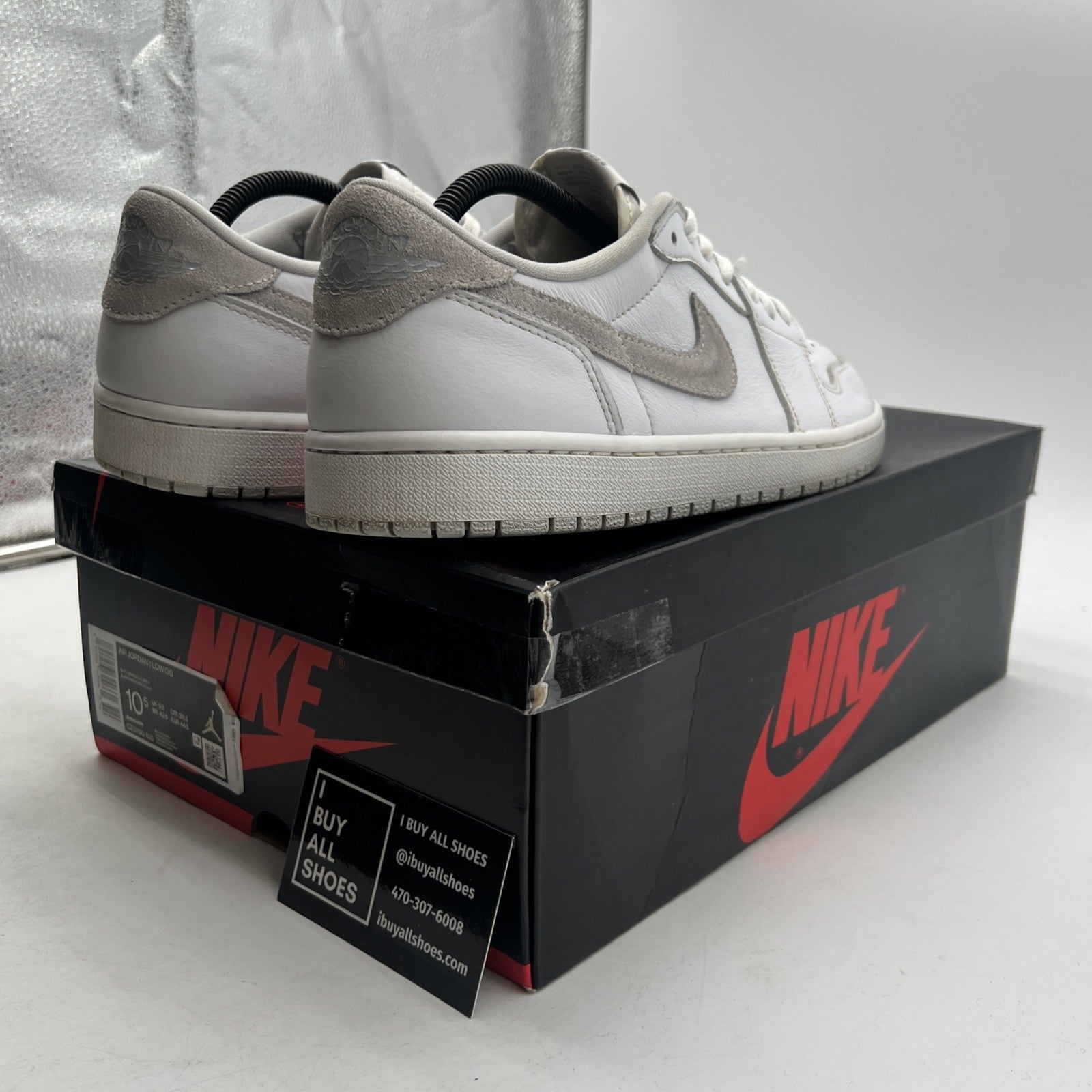 Size 10.5 - Air Jordan 1 Low OG Neutral Gray (CZ0790-100)