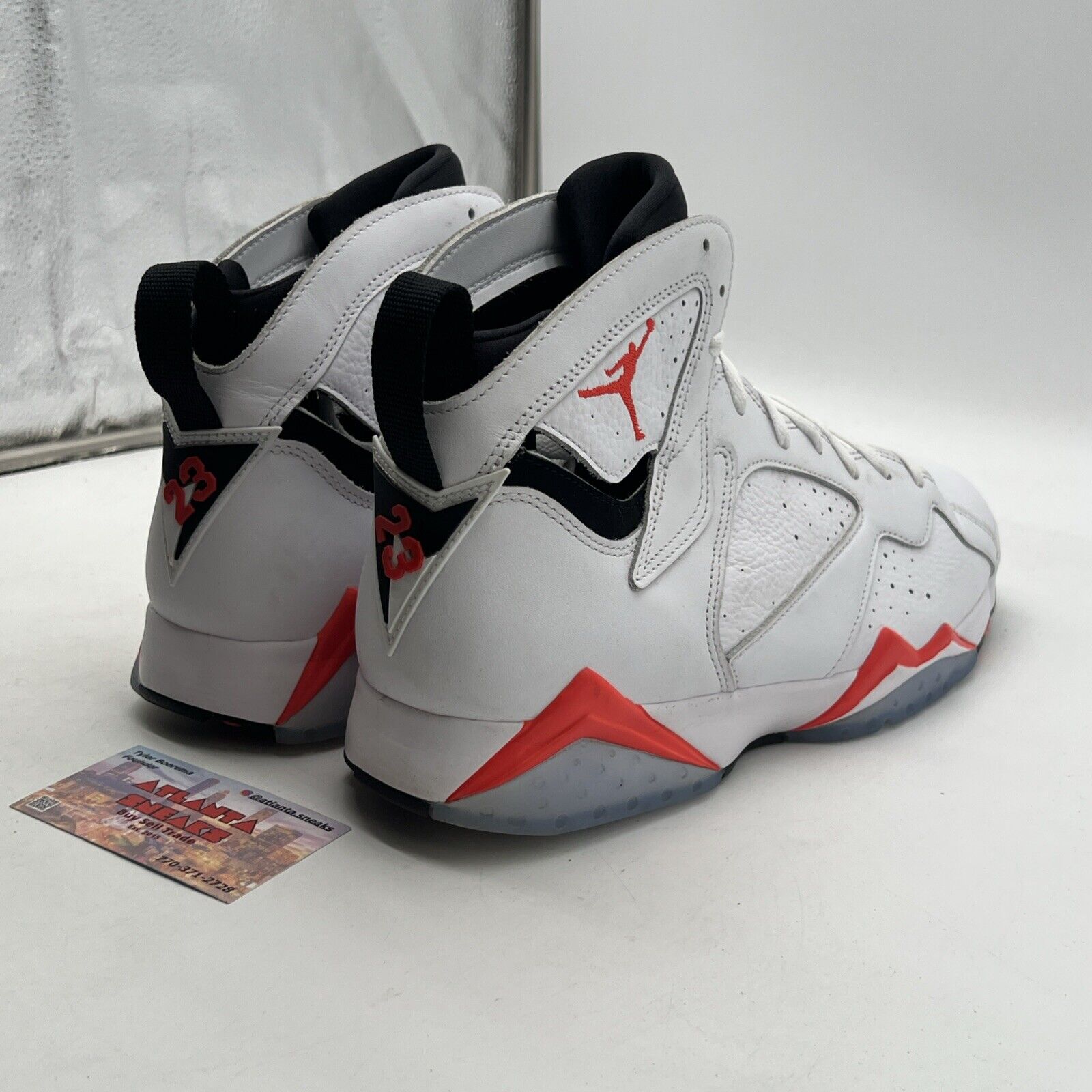 Size 13 - Air Jordan 7 Retro White Infrared (CU9307-160)