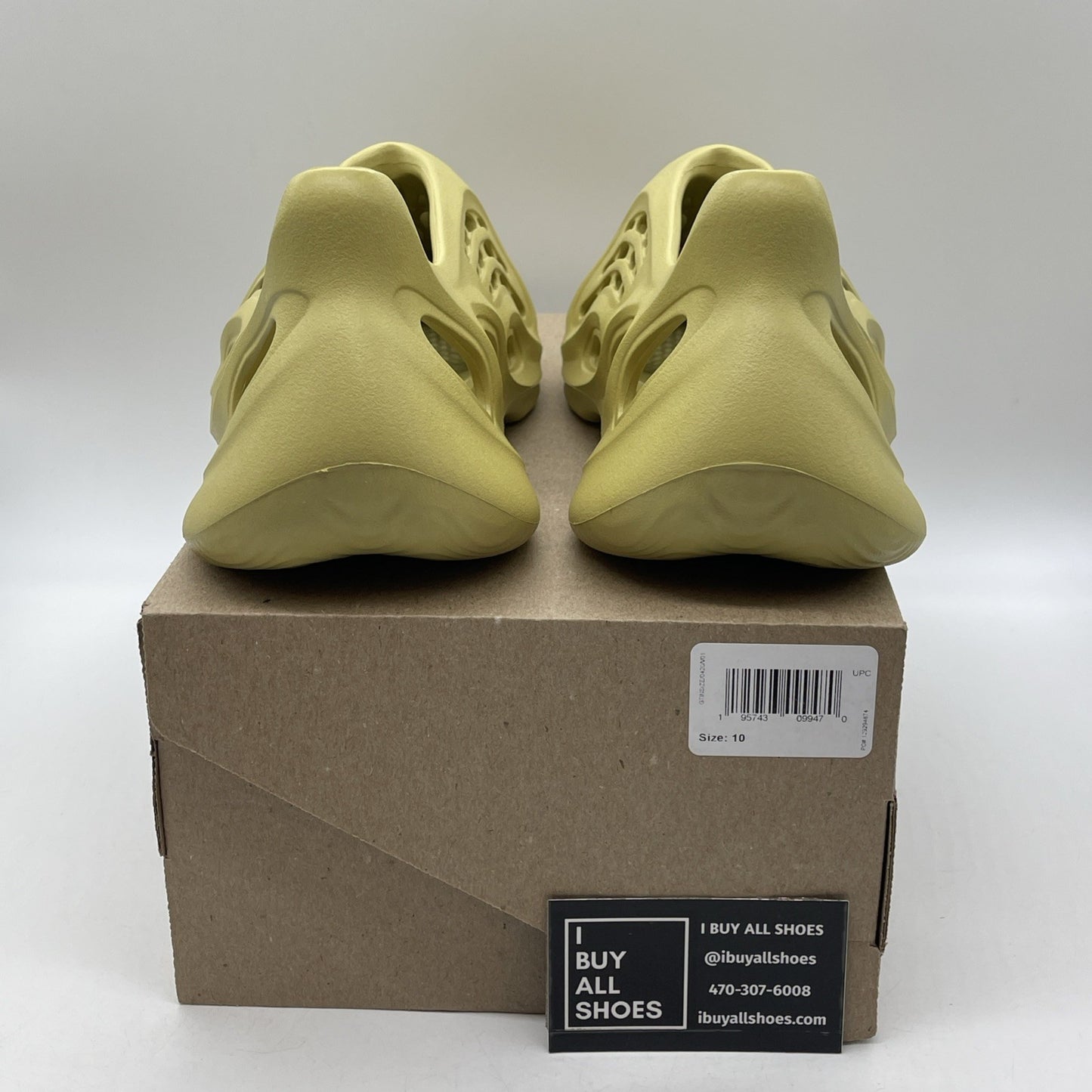 Size 10 - Adidas Yeezy Foam Runner Sulfur Yellow  (GV6775)
