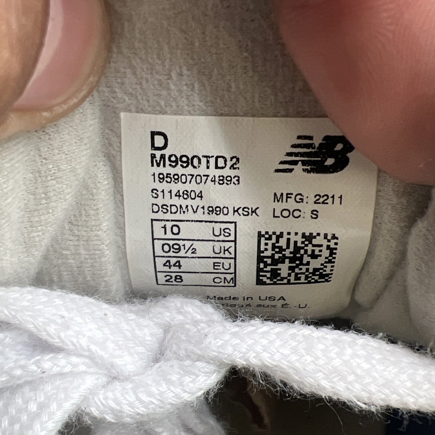 Size 10 - New Balance Teddy Santis x 990v2 Made in USA Marblehead (M990TD2)