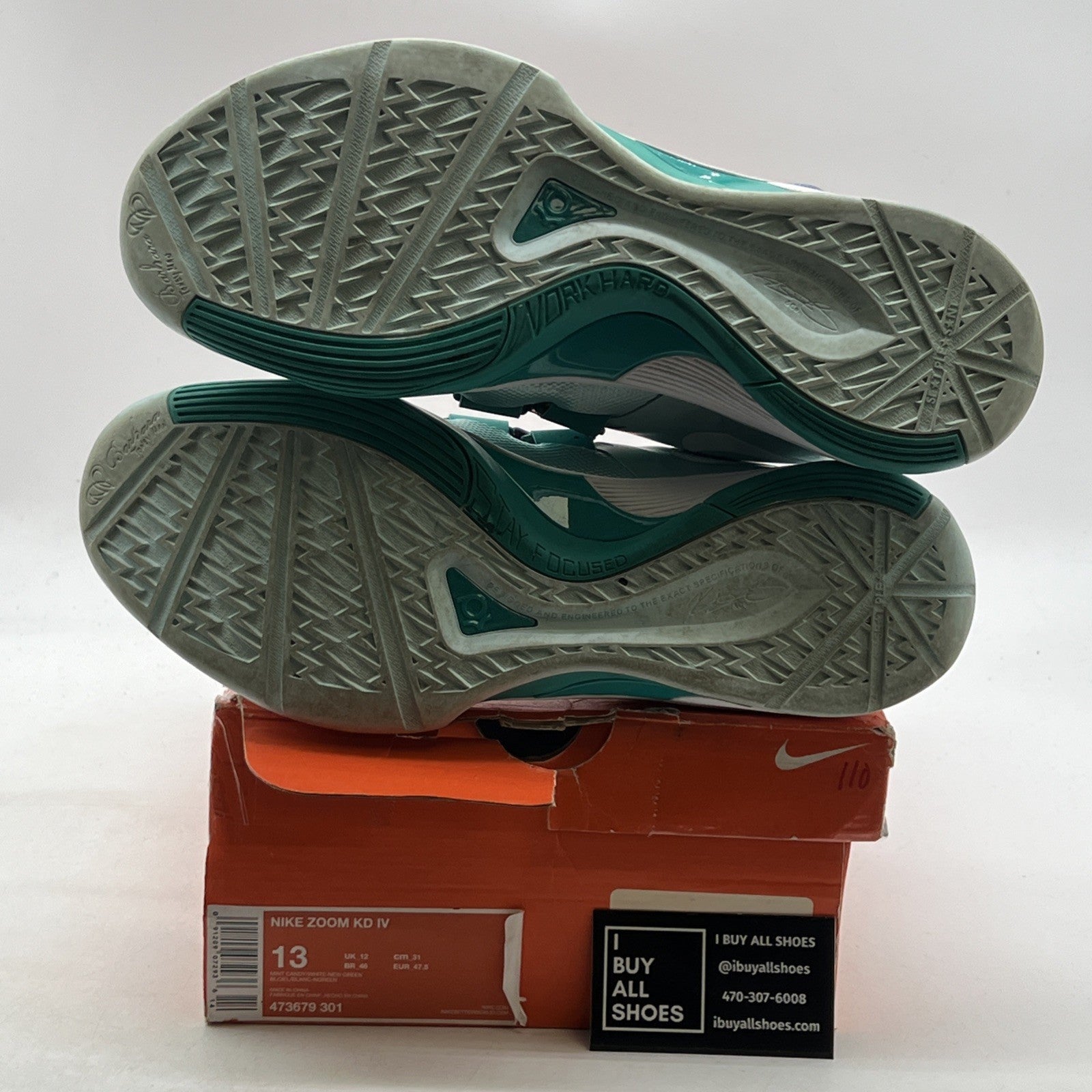 Size 13 - Nike Zoom KD 4 Easter (473679-301)