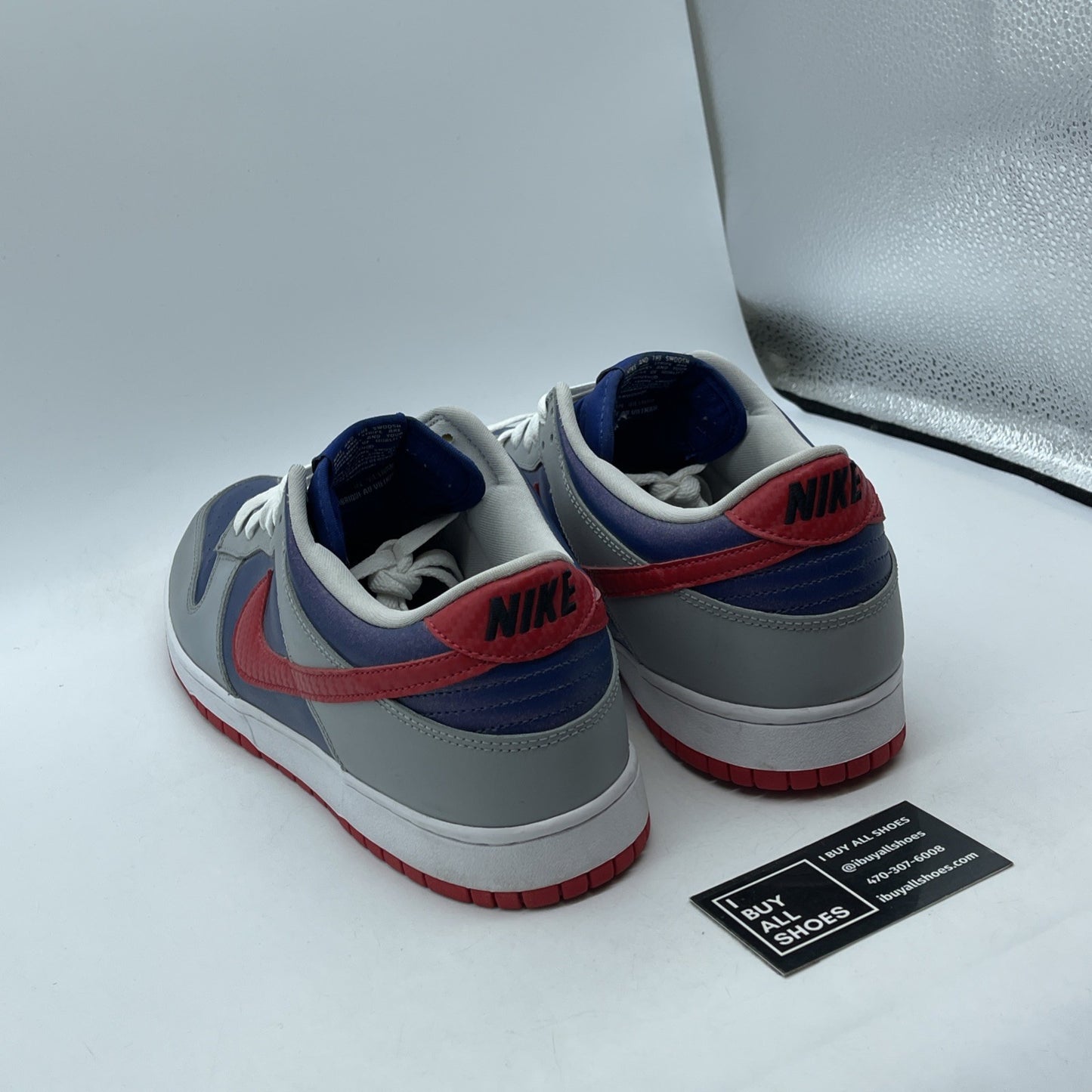 Size 14 - Nike Dunk Retro 2020 Low Samba Blue Gray Leather (CZ2667-400)