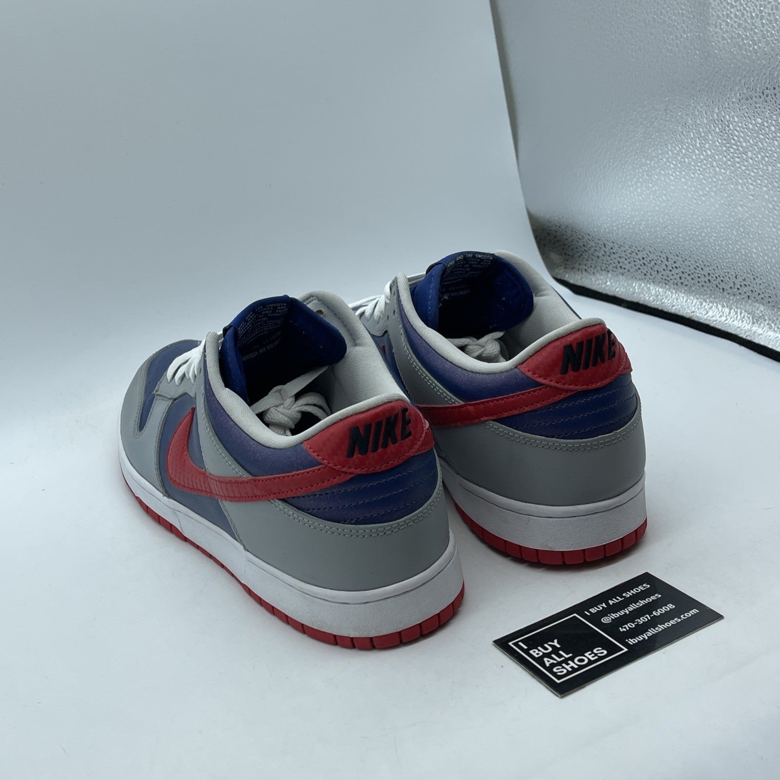Size 14 - Nike Dunk Retro 2020 Low Samba Blue Gray Leather (CZ2667-400)