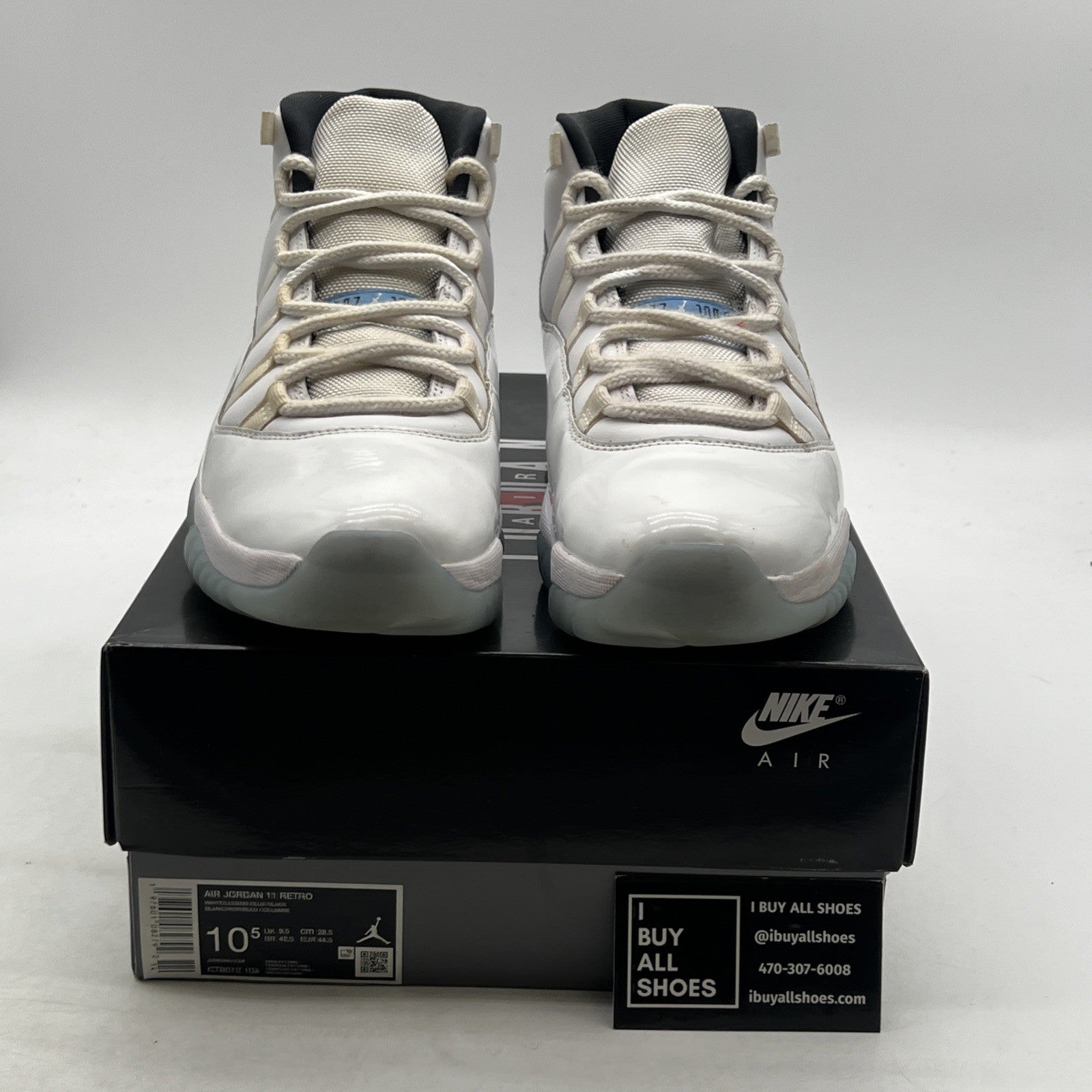 Size 10.5 - Air Jordan 11 Retro 2024 Legend Blue / Columbia (CT8012-104)
