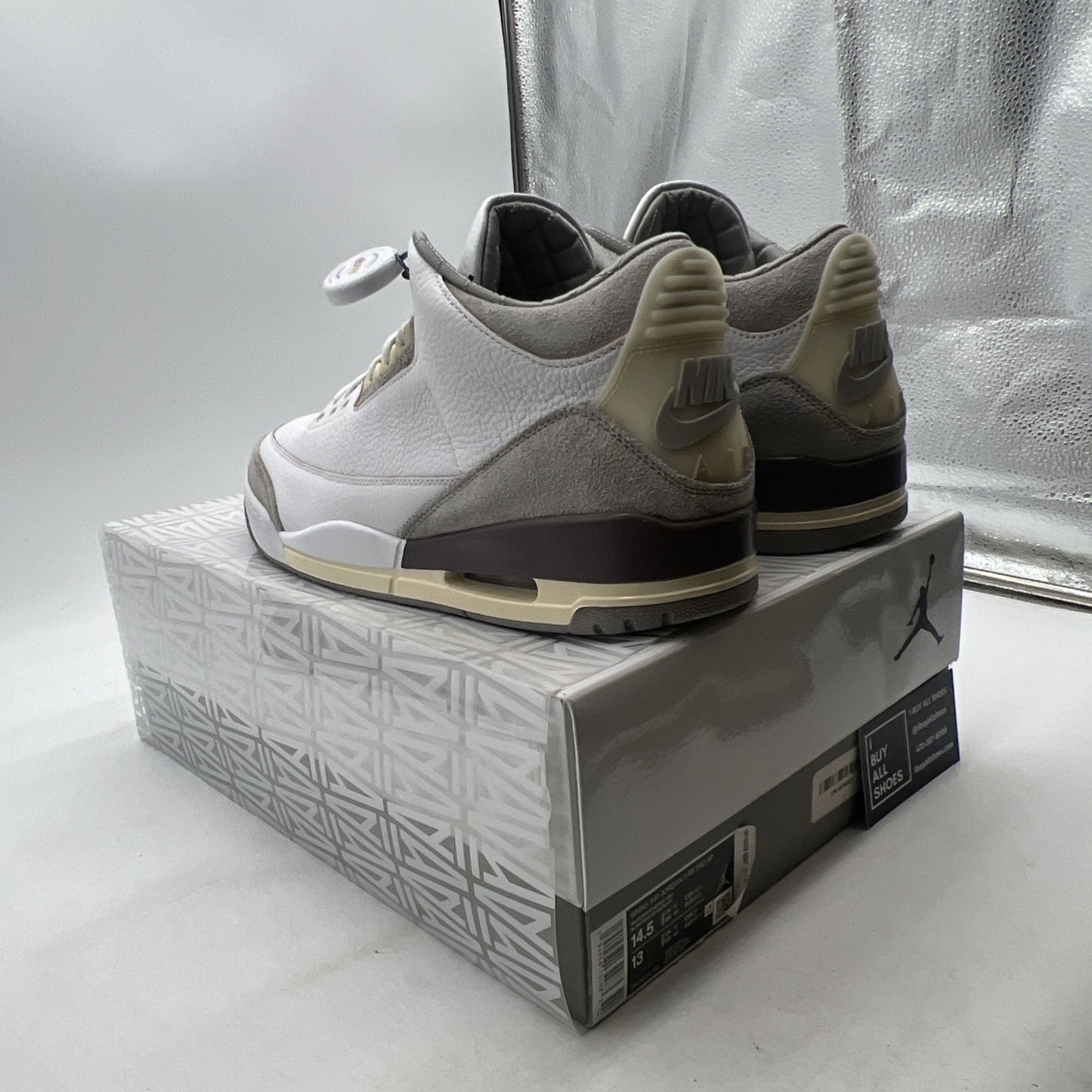 Size 14.5 - Jordan 3 Retro SP x A Ma Maniere Low Raised By Women W (DH3434-110)