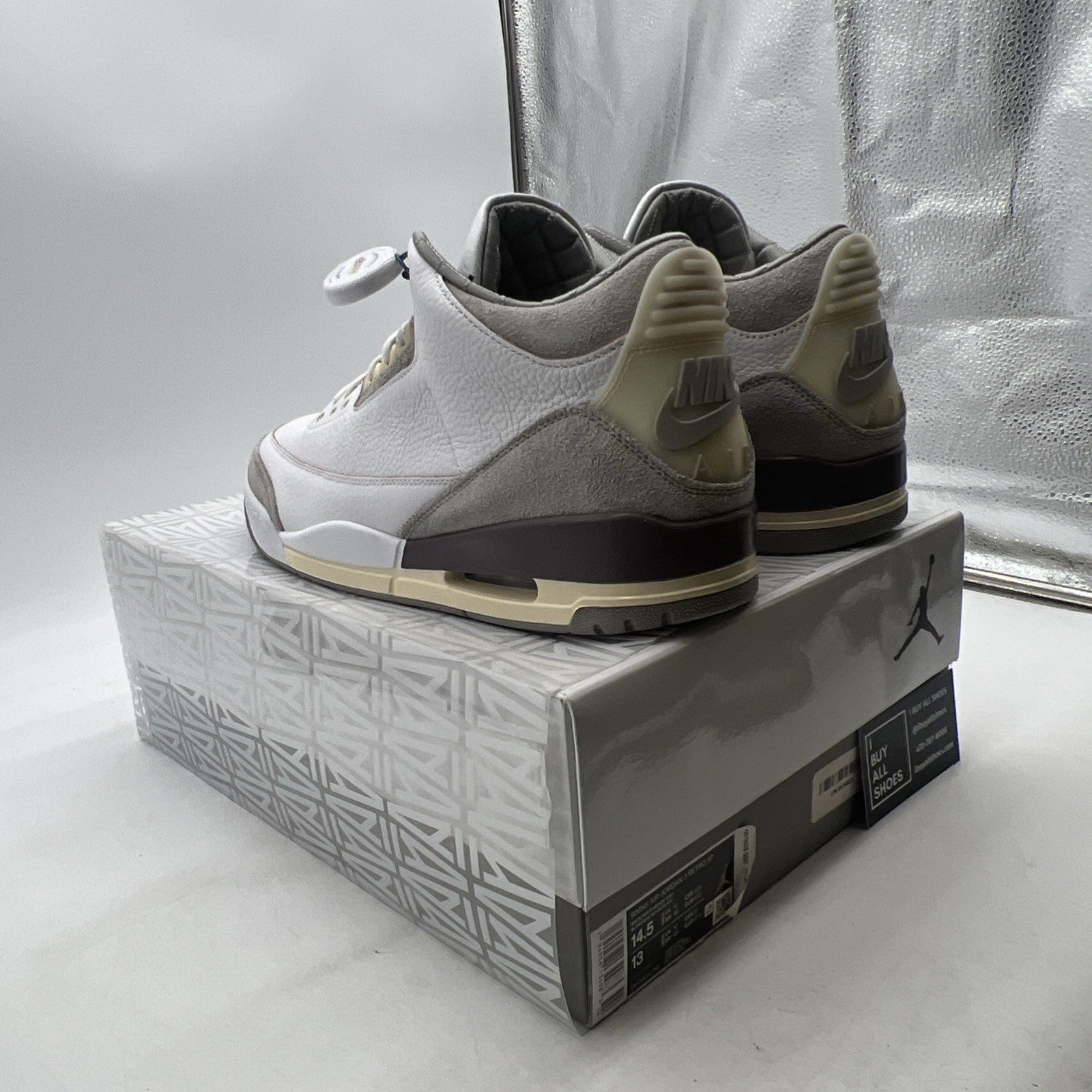 Size 14.5 - Jordan 3 Retro SP x A Ma Maniere Low Raised By Women W (DH3434-110)