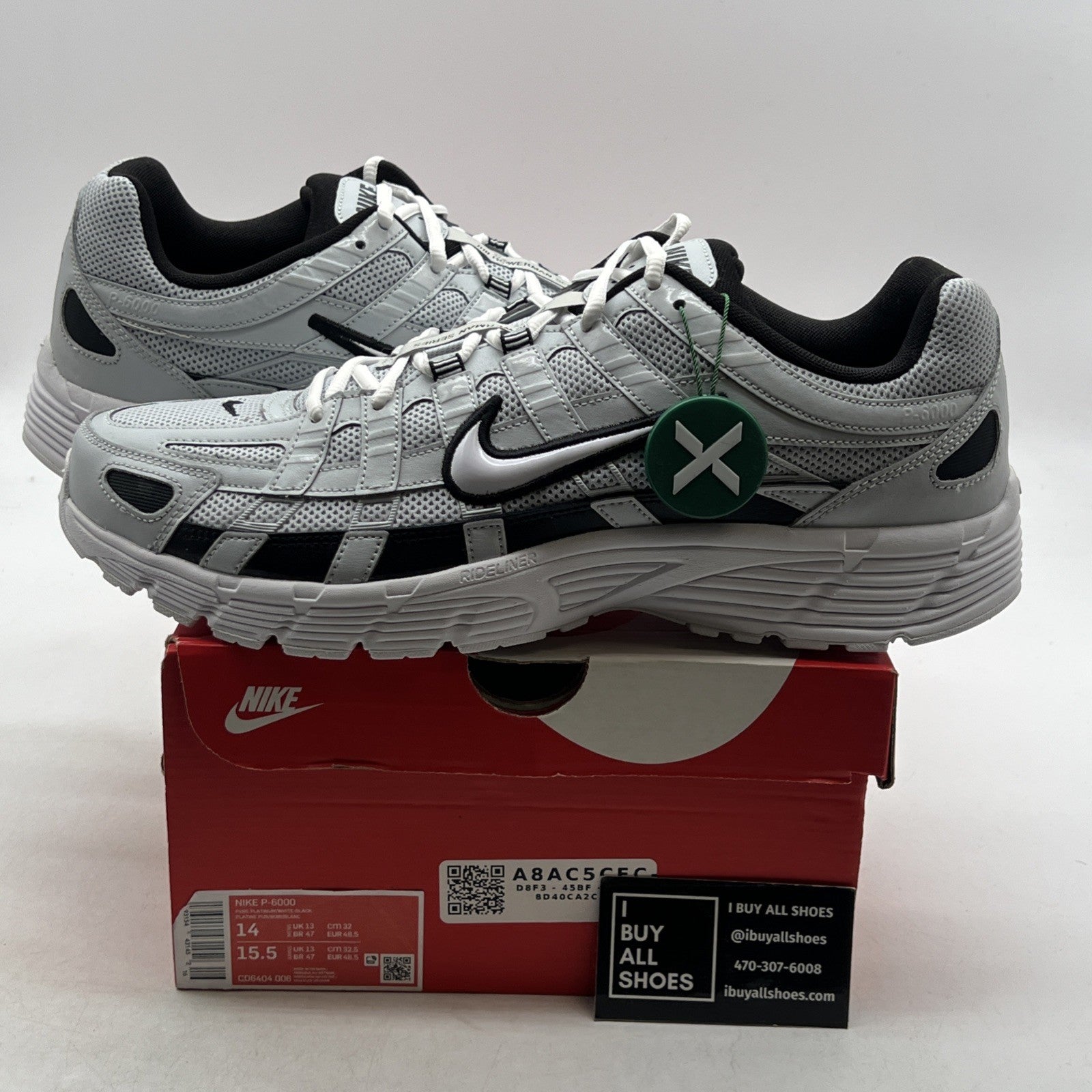 Size 14 - Nike P-6000 Pure Platinum (CD6404-006)