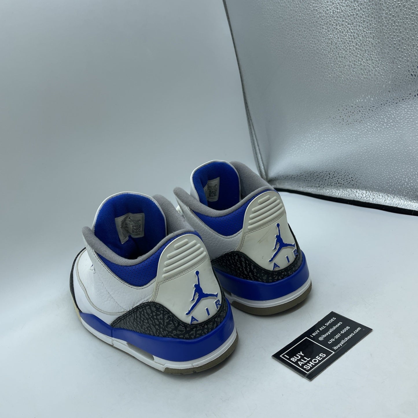 Size 12 - Air Jordan 3 Retro Mid Racer Blue Grey White Suede (CT8532-145)