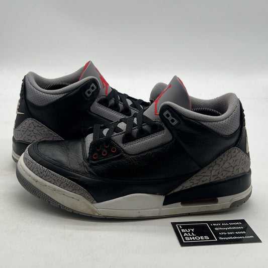 Size 10 - Air Jordan 3 Retro OG 2024 Black Cement (DN3707-010)