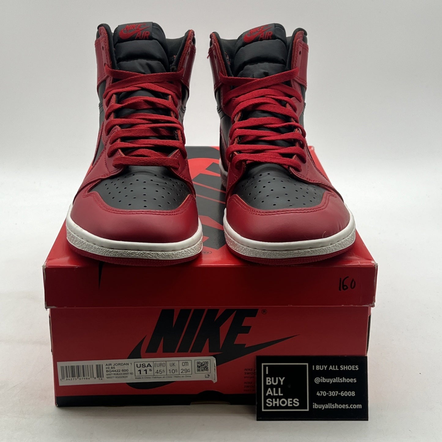Size 11.5 - Air Jordan 1 Retro High 85 Varsity Red 2020 (BQ4422-600)