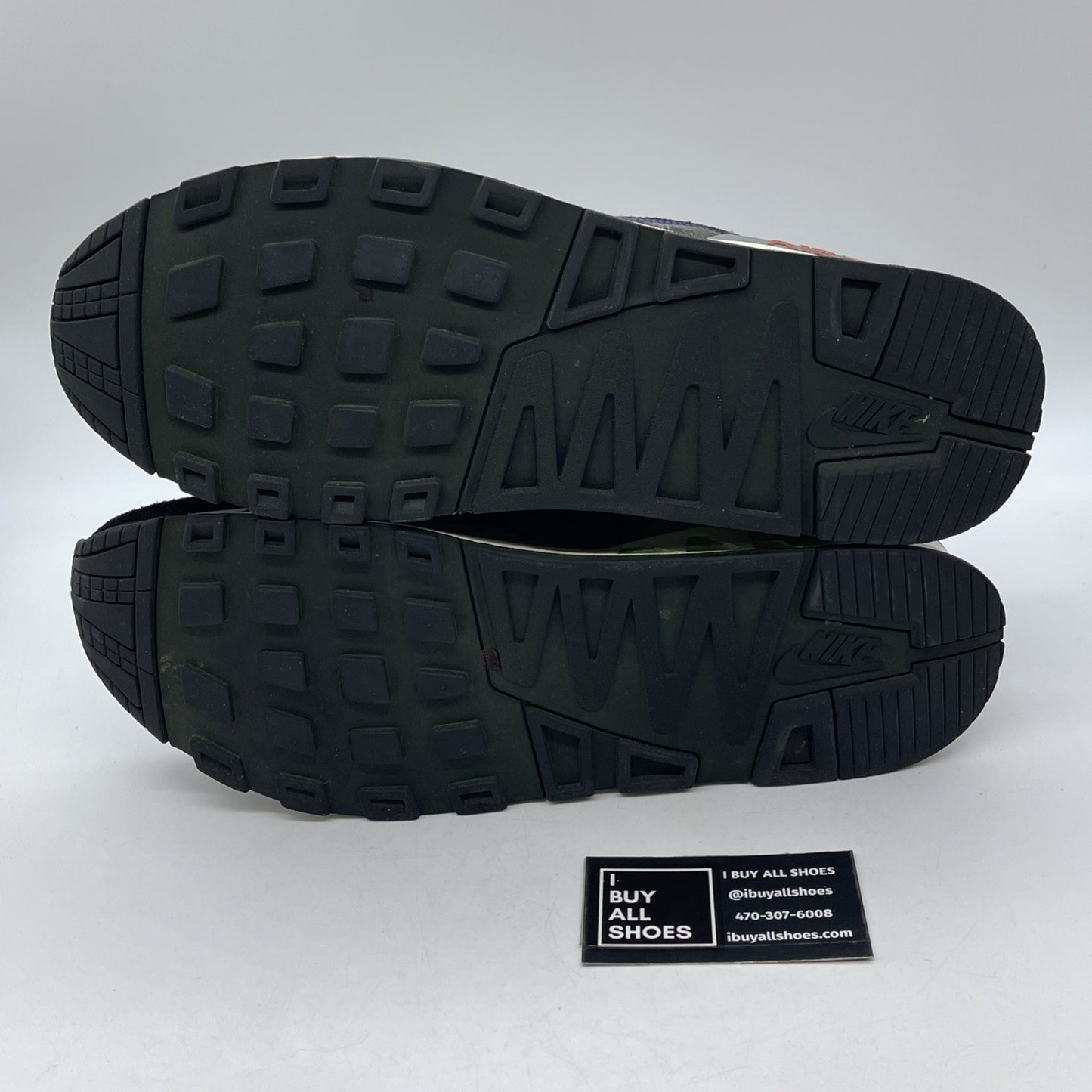 Size 13 - Nike Air Stab Premium Purple Black Grey Suede Leather (313717-581)