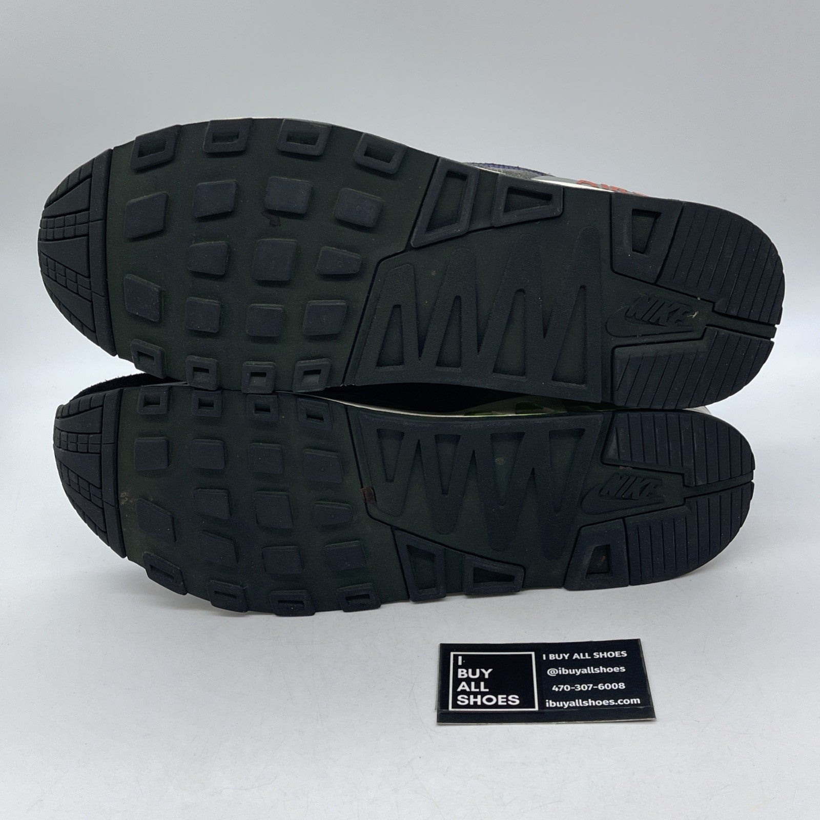 Size 13 - Nike Air Stab Premium Purple Black Grey Suede Leather (313717-581)
