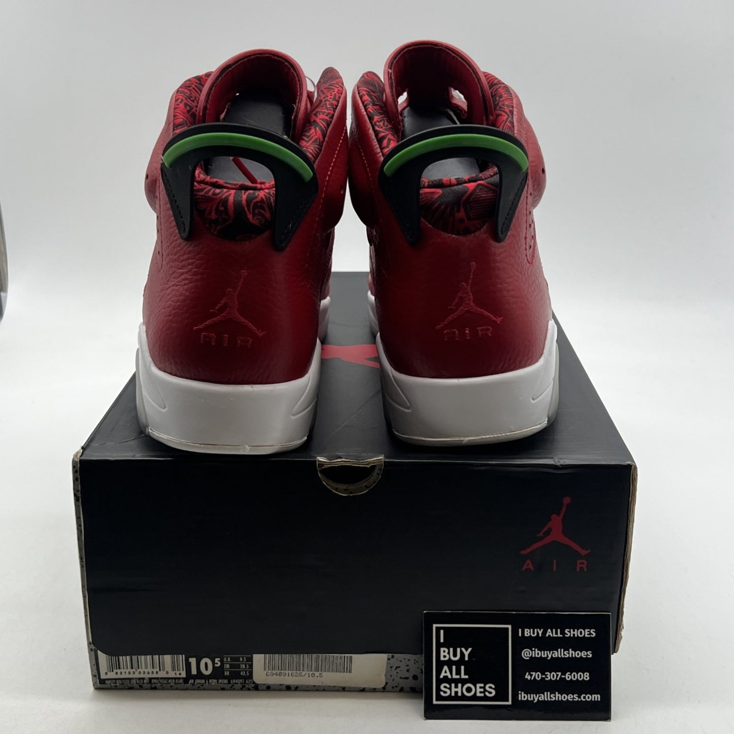 Size 10.5 - Air Jordan 6 Spizike History of Jordan (694091-625)