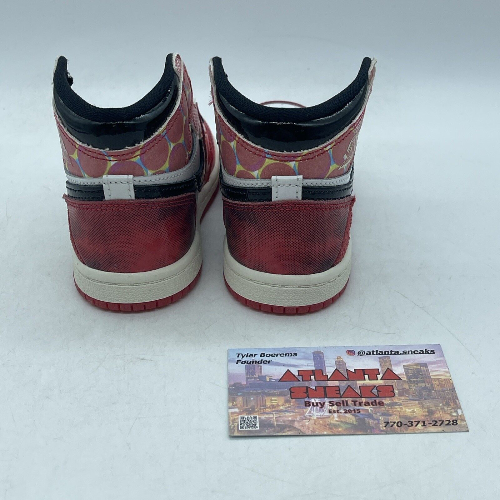 Toddler's Size 7.5C - Jordan 1 Retro High "Across The Spiderverse" (DV1750-601)