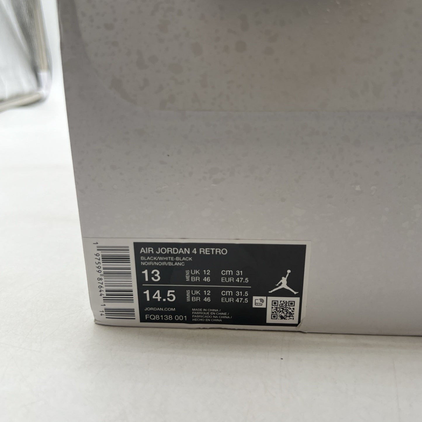 Size 13 - Air Jordan 4 Retro White Thunder (FQ8138-001)