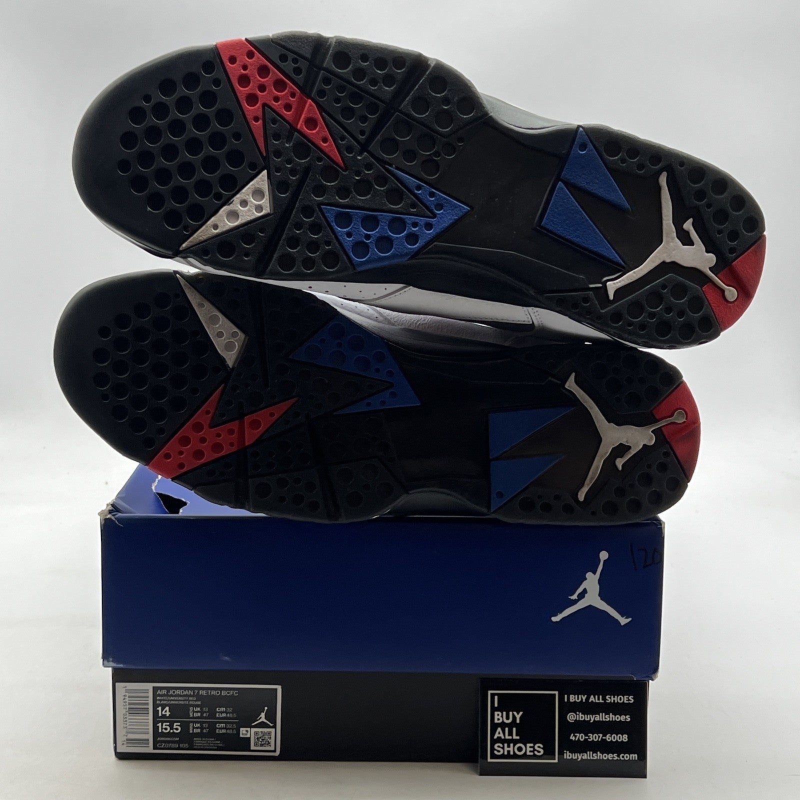 Size 14 - Paris Saint-Germain x Air Jordan 7 Retro Paname (CZ0789-105)