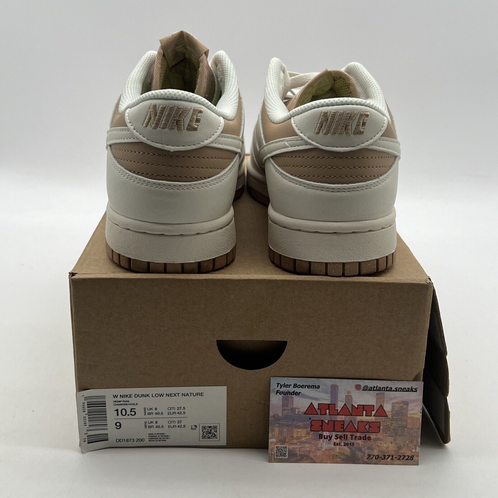 Size 10.5W - Nike Dunk Next Nature Low Hemp (DD1873-200)