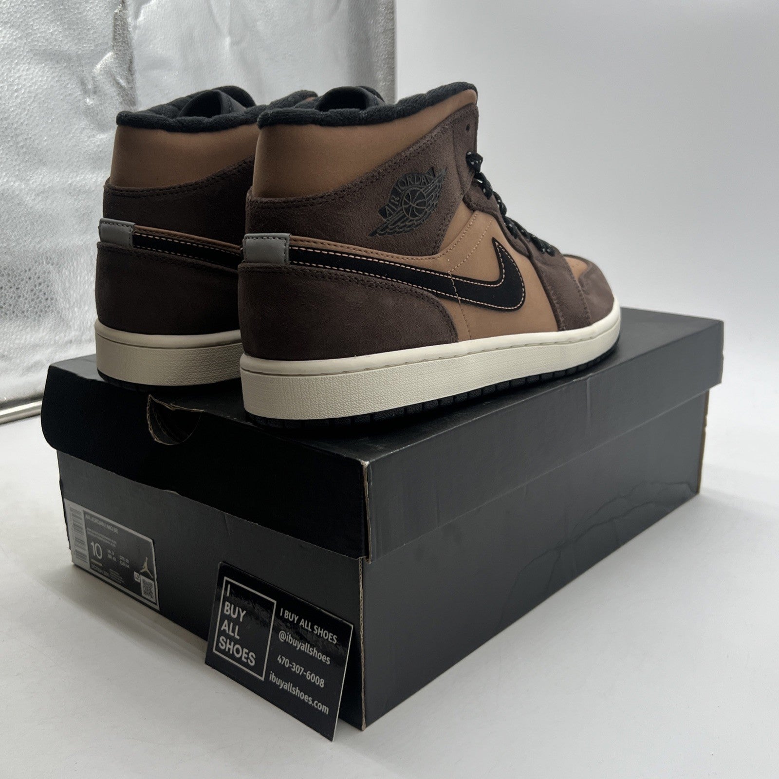 Size 10 - Air Jordan 1 Mid SE - Dark Chocolate (DC7294-200)