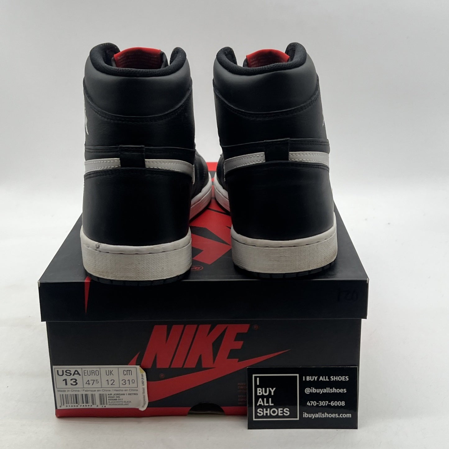 Size 13 - Air Jordan 1 Retro OG Prm High Yin Yang (555088-011)
