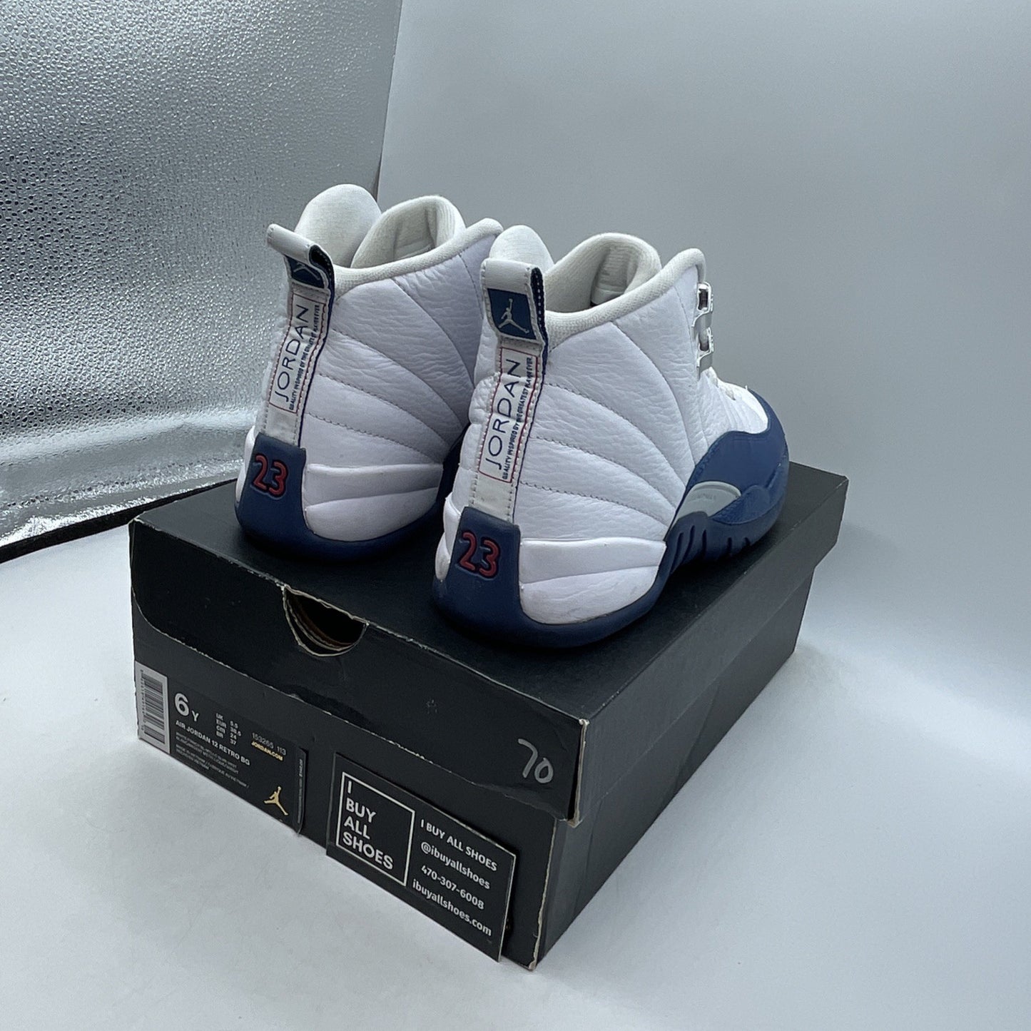 Size 6Y - Air Jordan 12 Retro French Blue 2016 (153265-113)