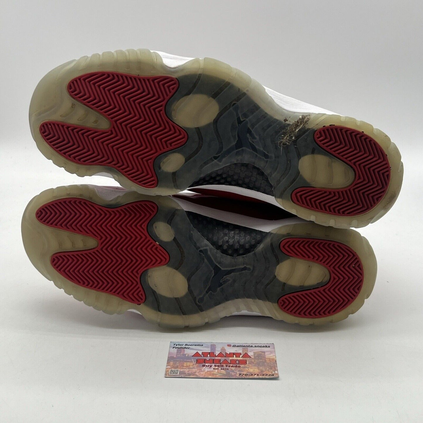 Size 12 - Jordan 11 Retro High Win Like '96 Black Red White Leather (378037-623)