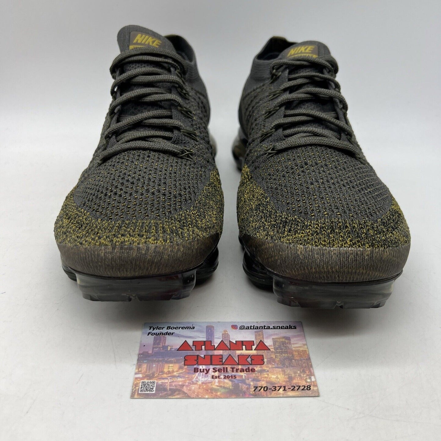 Size 12 - NikeLab Air VaporMax Midnight Fog Black Green (899473-004)