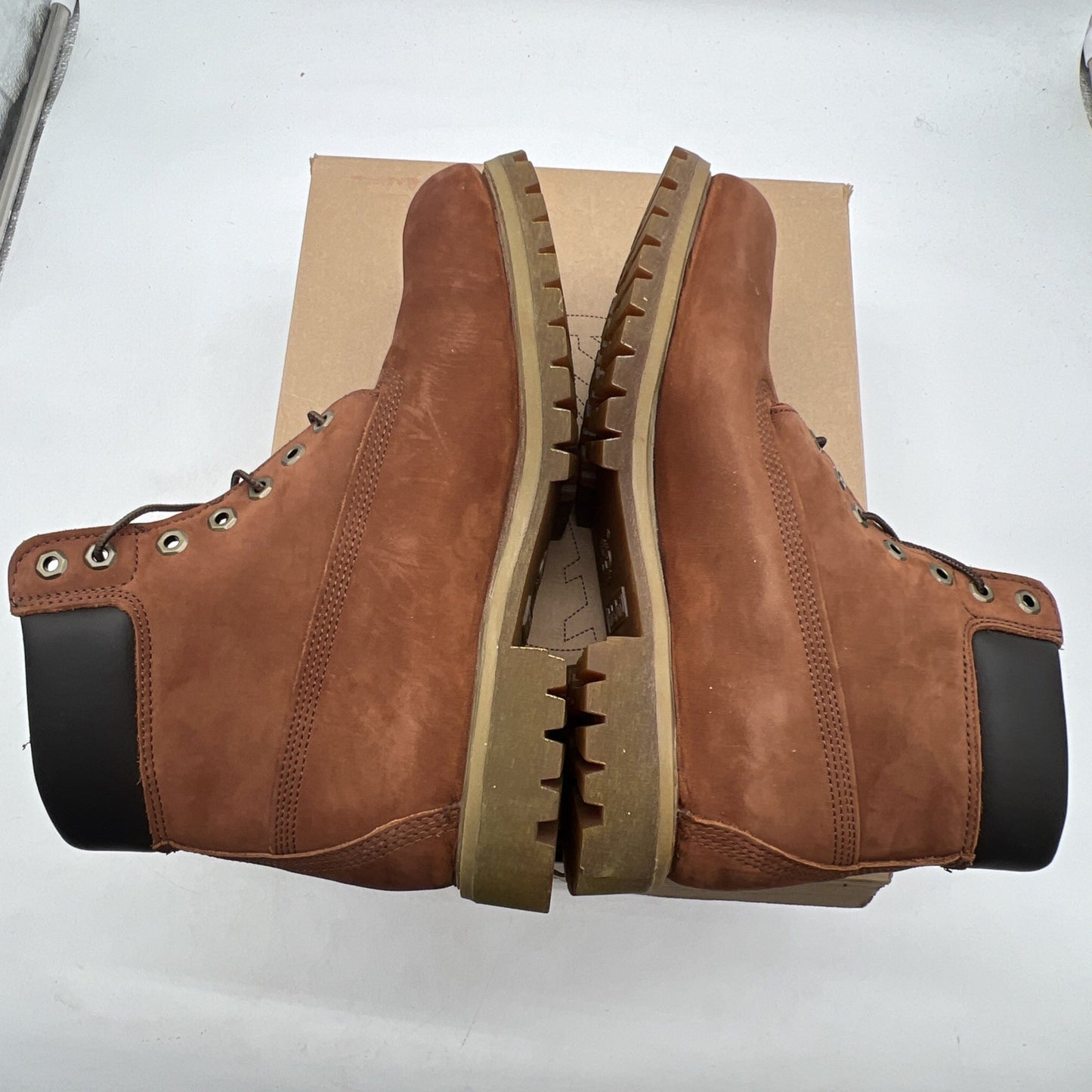 Size 10.5 - Timberland 6 Inch Premium Brown Mens Boot Waterproof Combat (6768R)