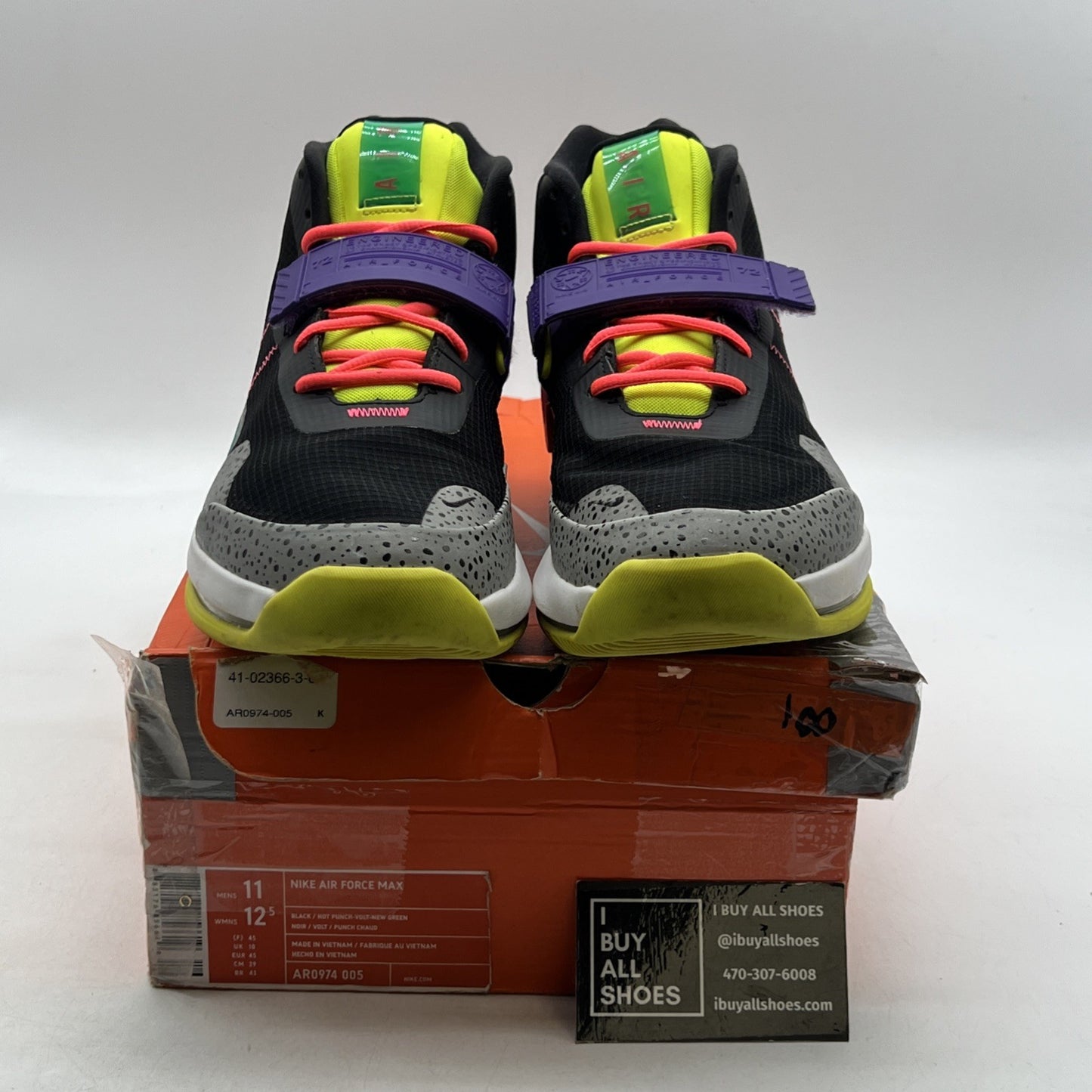 Size 11 - Nike Air Force Max Multi-Color (AR0974-005)