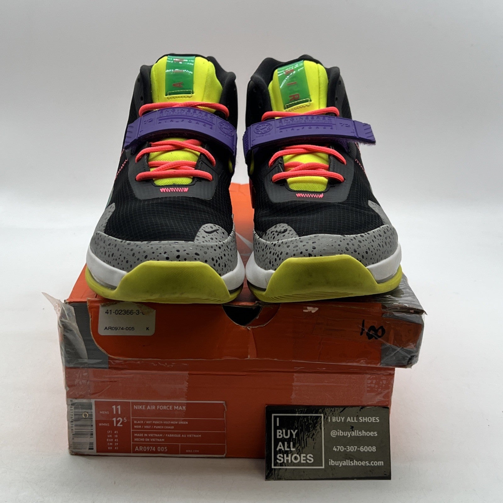 Size 11 - Nike Air Force Max Multi-Color (AR0974-005)