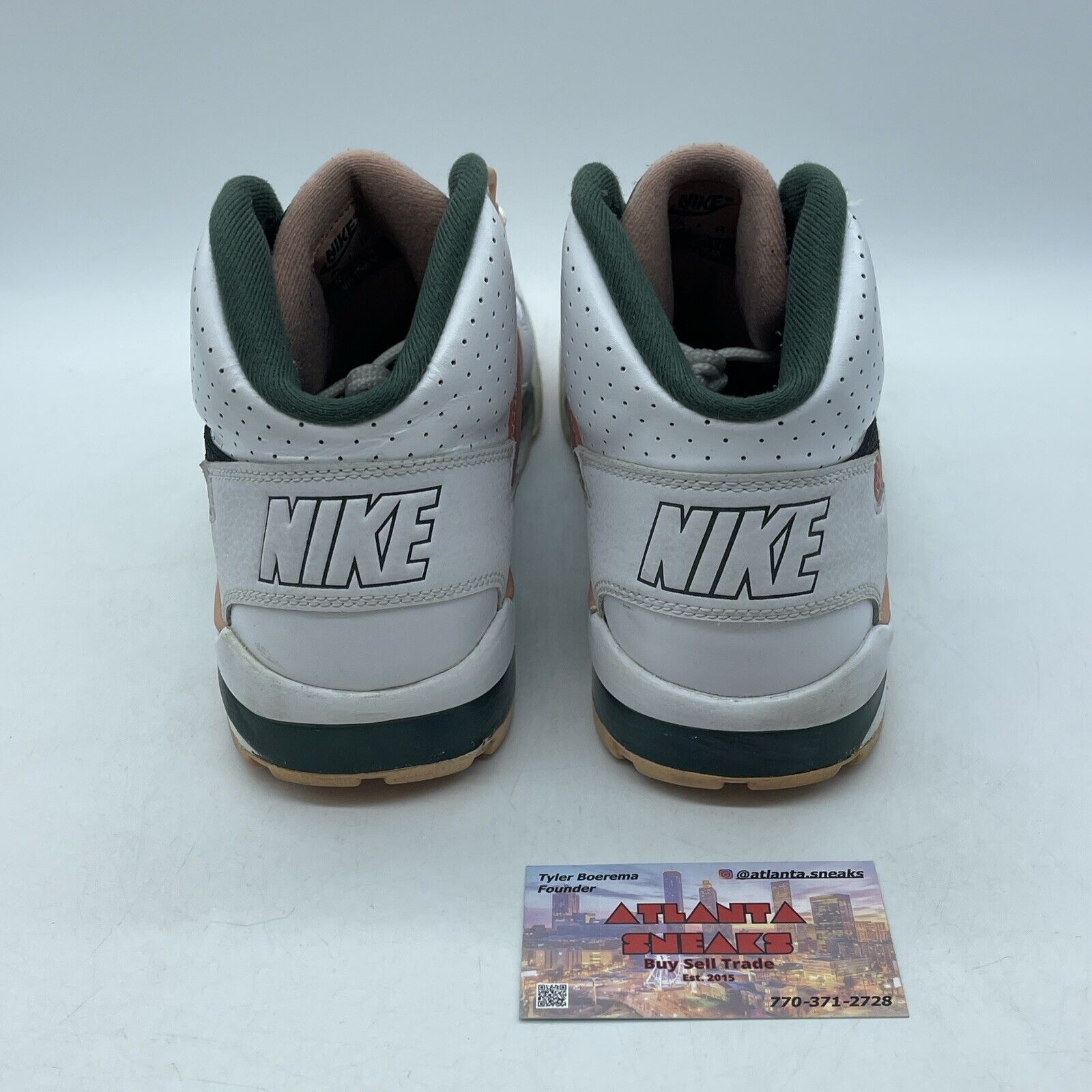Size 9.5 - Nike Air Trainer SC High Pink Quartz Green White (CU6672-100)