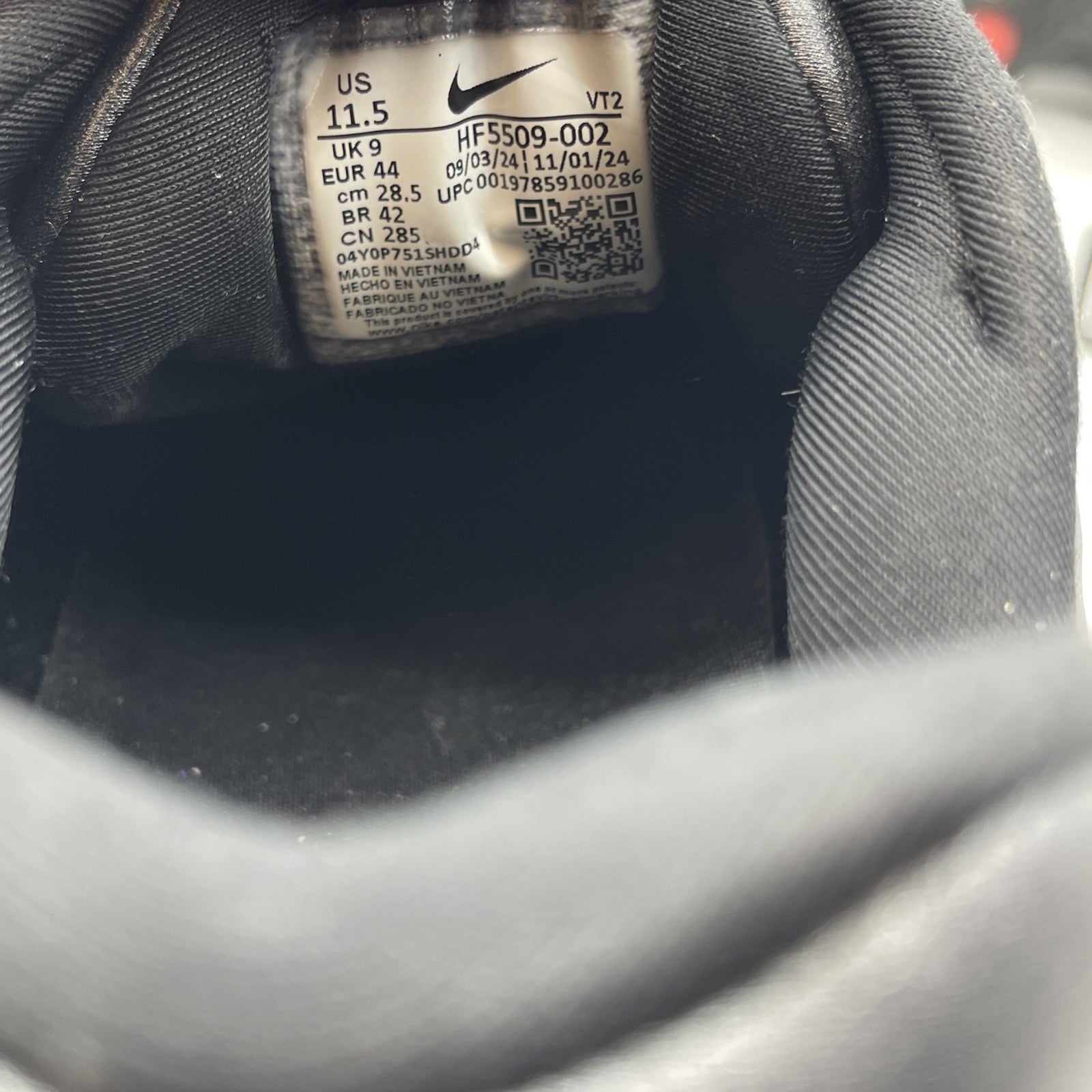 Size 11.5W - Nike Air Max DN8 Black Metallic Dark Grey (HF5509-002)
