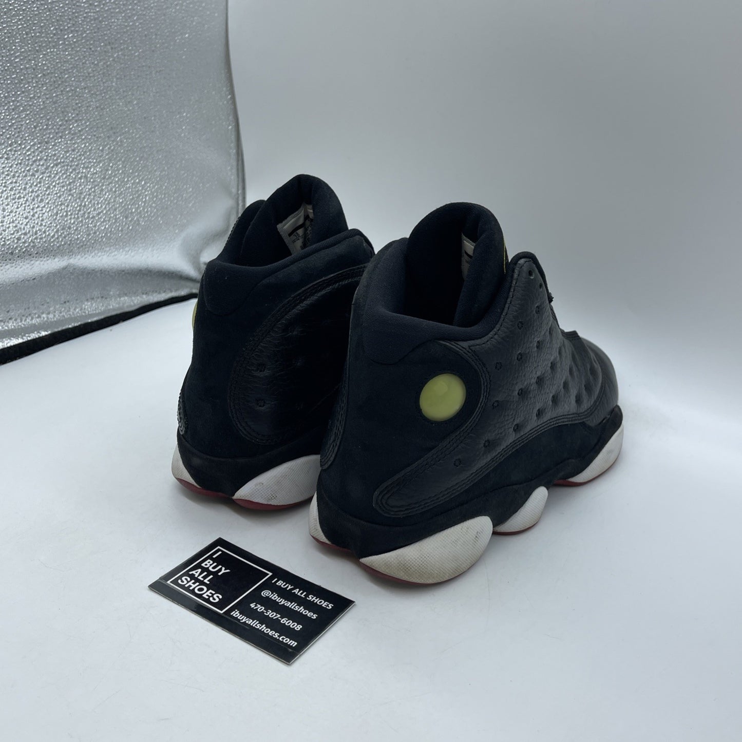 Size 10 - Air Jordan 13 Retro 2011 Playoff Black Suede Leather (414571-001)