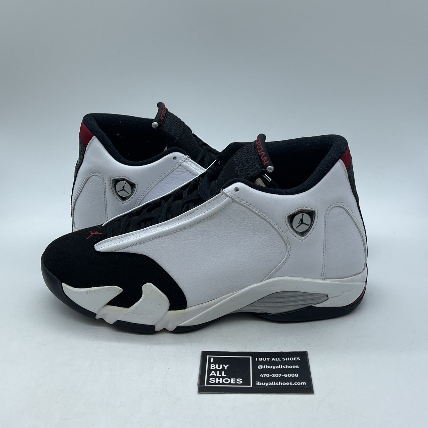 Size 11.5 - Air Jordan 14 Retro 2014 Black Toe (487471-102)
