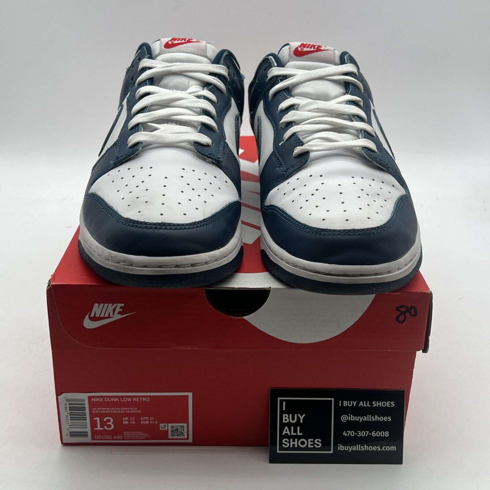 Size 13 - Nike Dunk Low Velarian Blue/White (DD1391-400)
