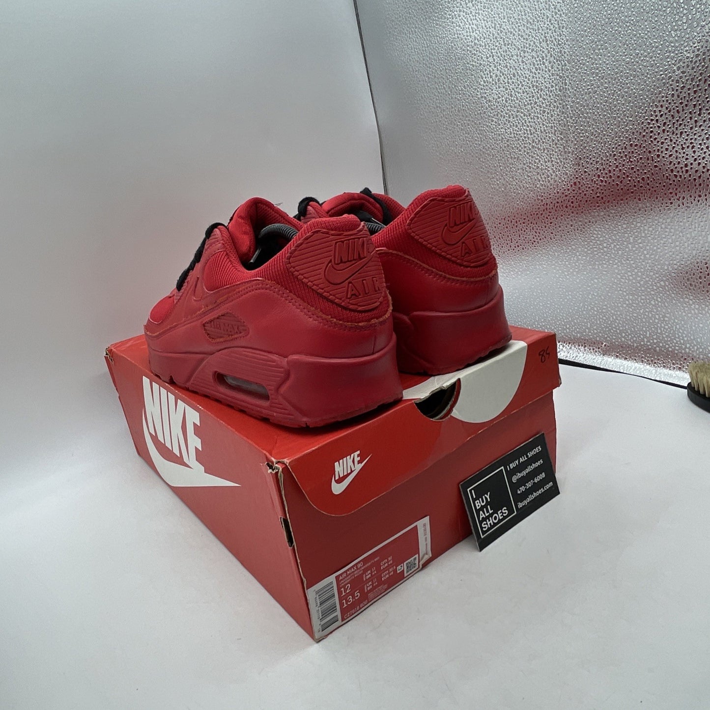 Size 12 - Nike Air Max 90 Triple Red (CZ7918-600)