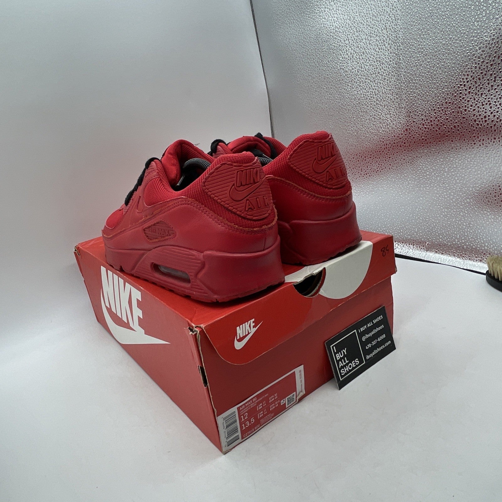 Size 12 - Nike Air Max 90 Triple Red (CZ7918-600)