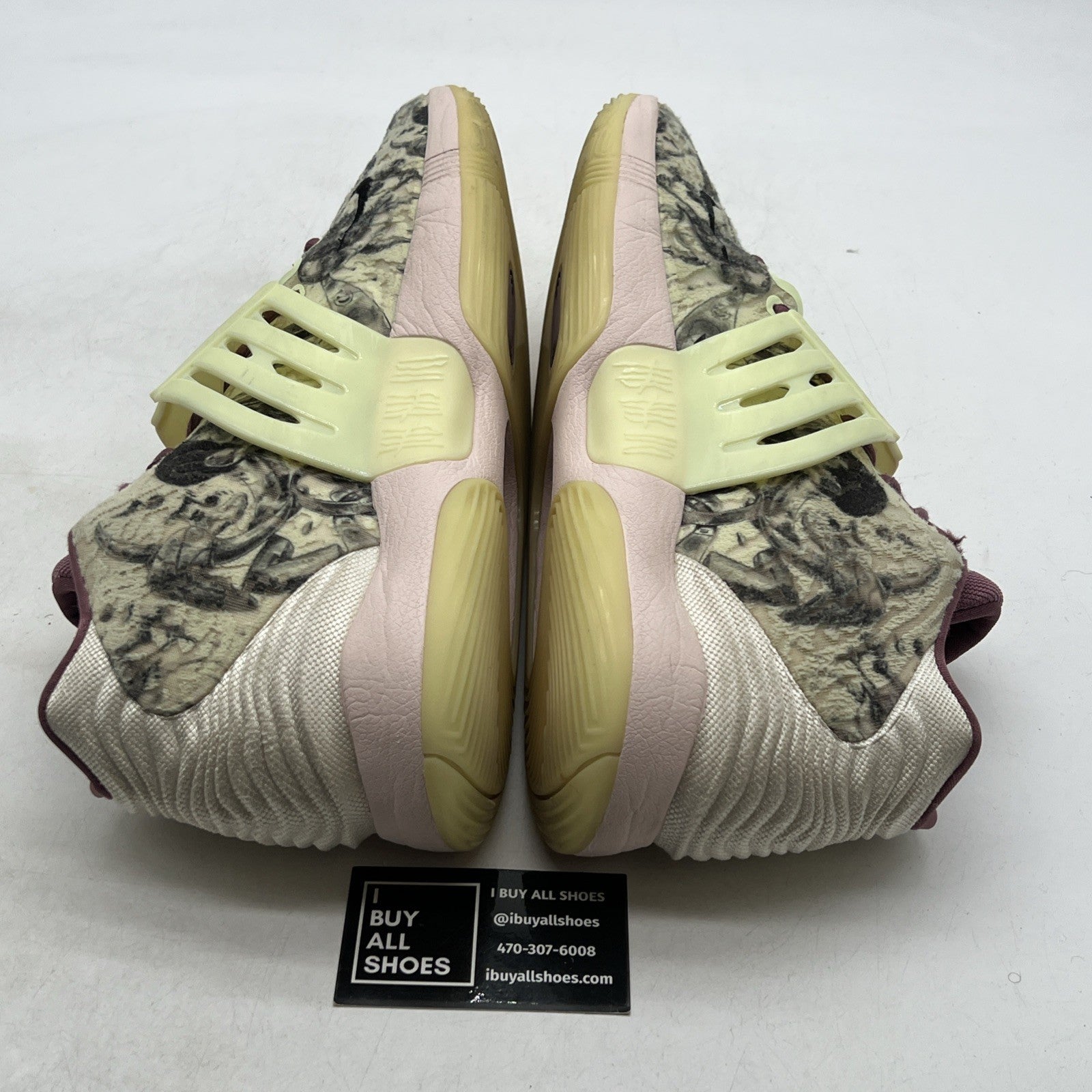 Size 14 - NIKE KD14 KD 14 KEVIN DURANT SURREALISM LIME ICE-MULBERRY (CW3935-300)